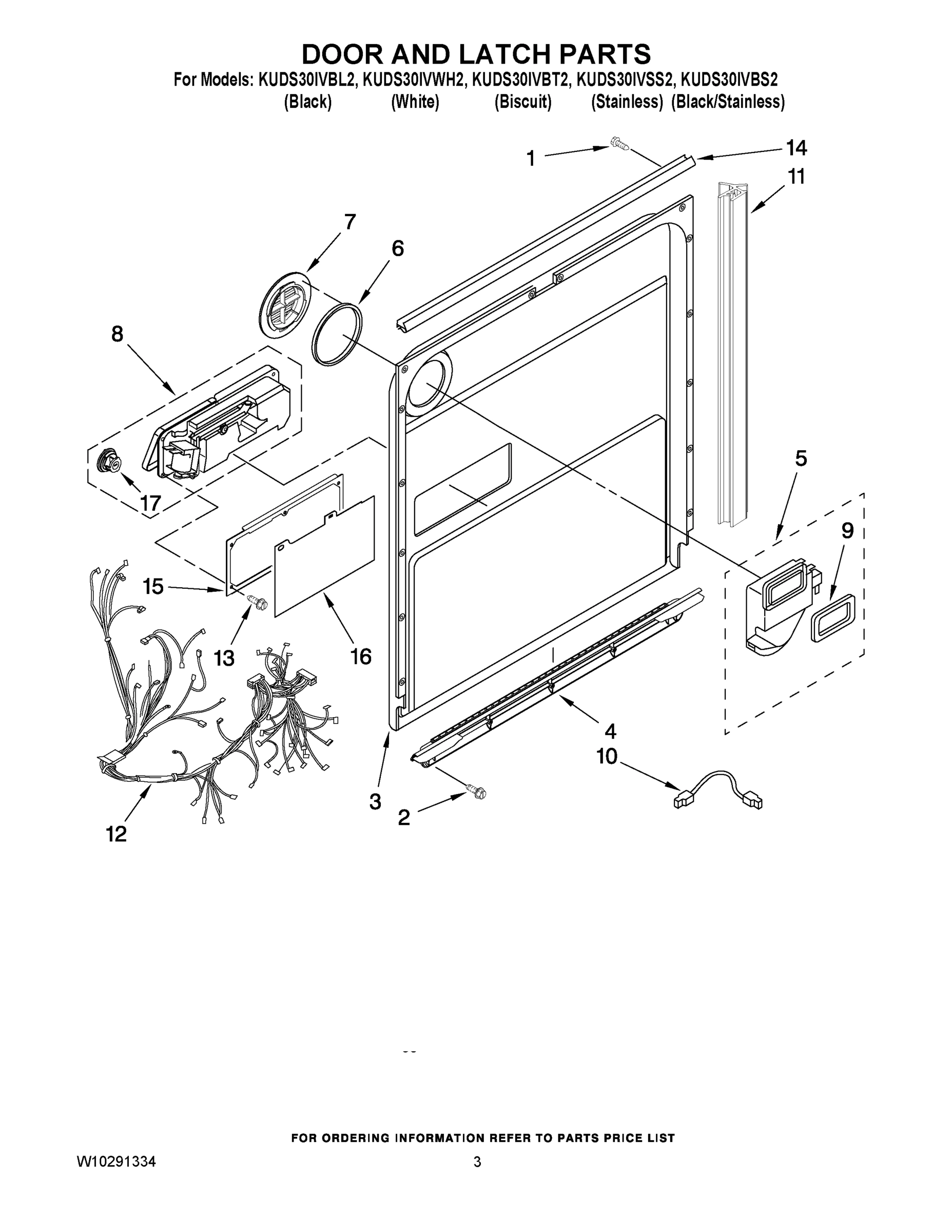 03 - DOOR AND LATCH PARTS