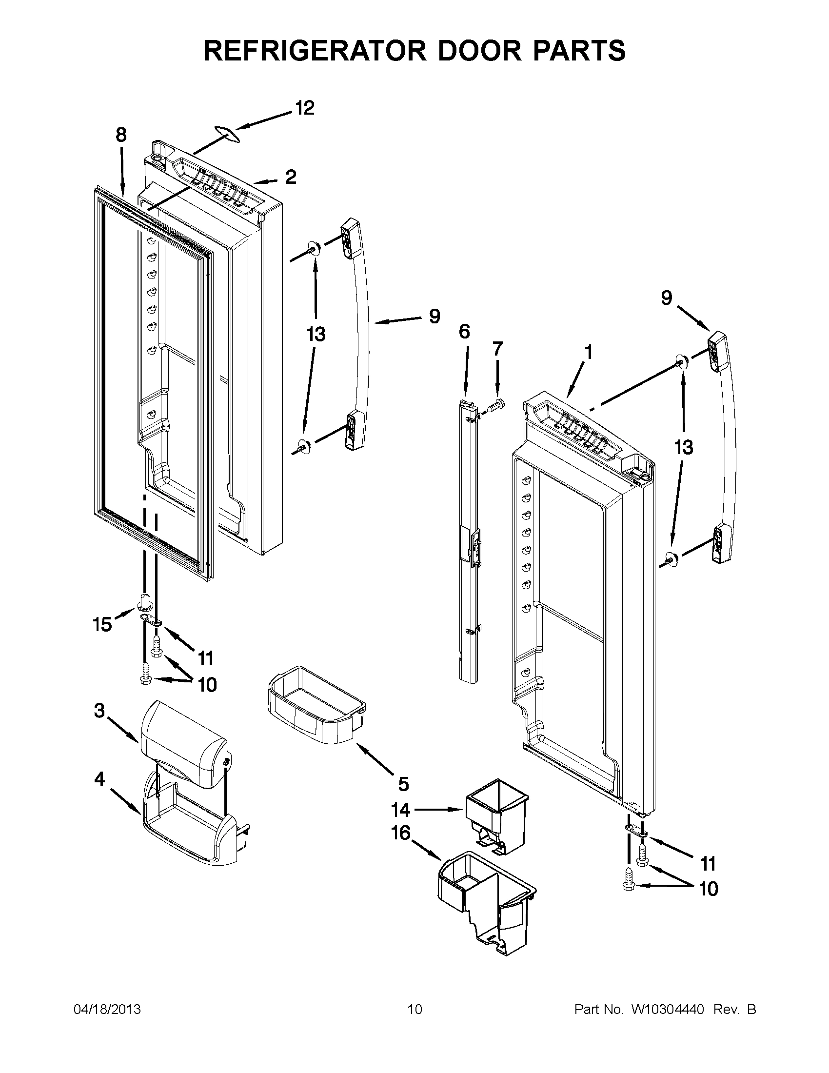 05 - REFRIGERATOR DOOR PARTS