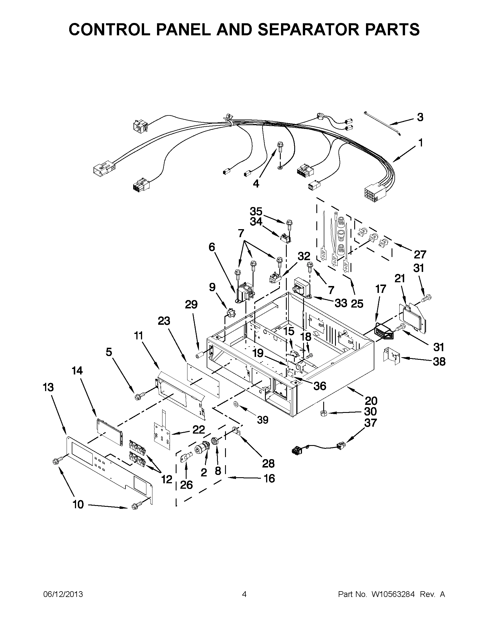 02 - CONTROL PANEL AND SEPARATOR PARTS