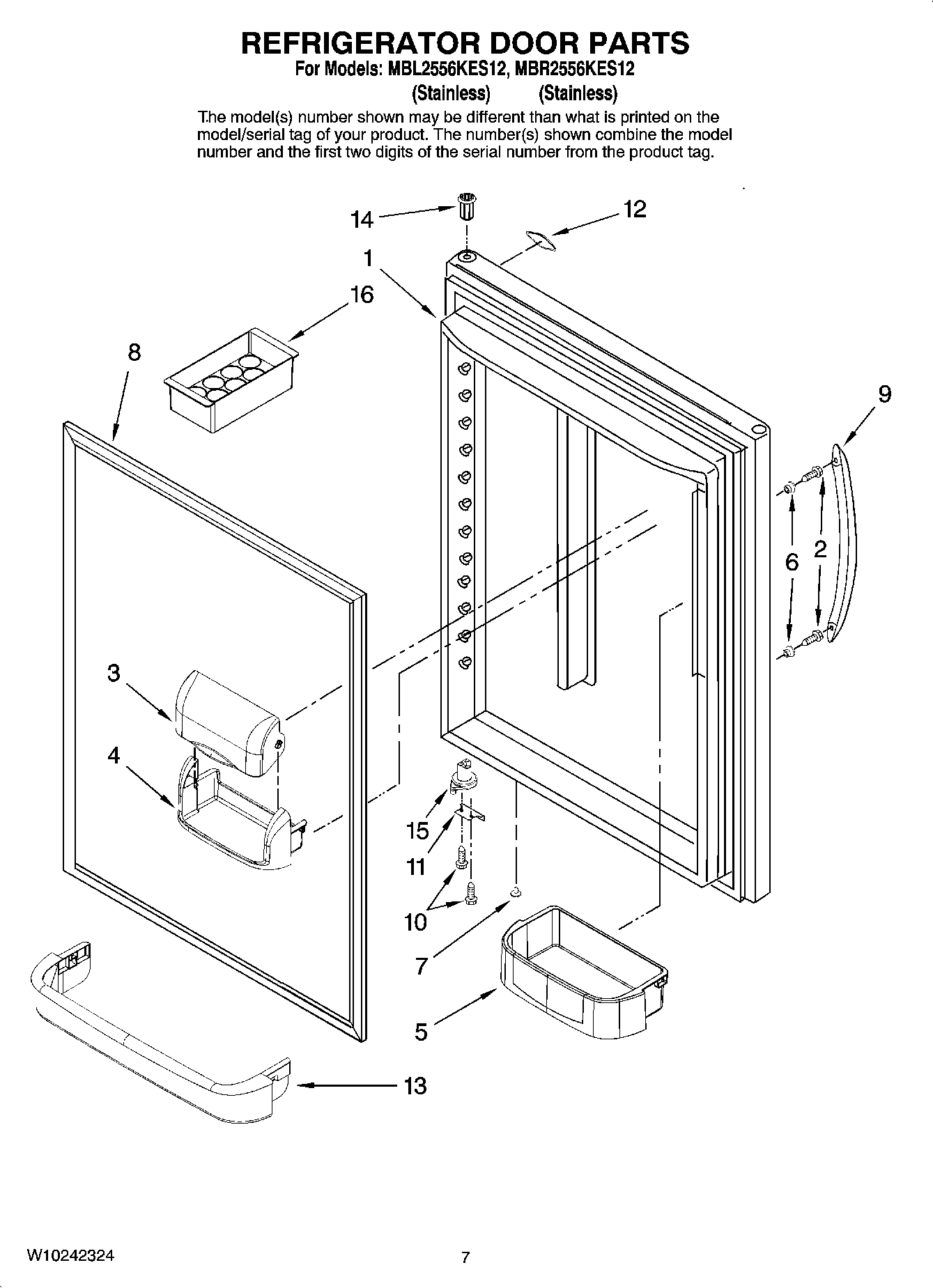 05 - REFRIGERATOR DOOR PARTS