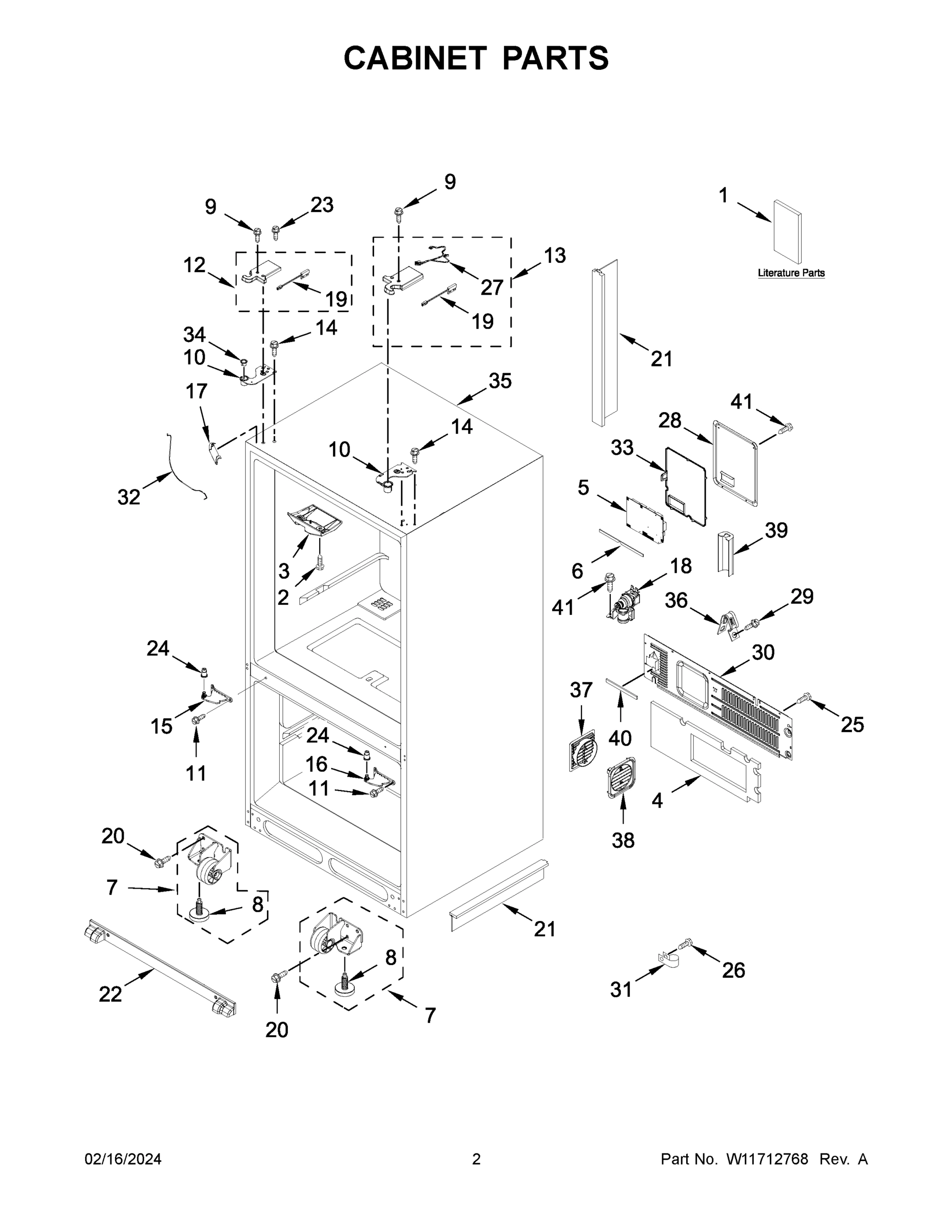 02 - CABINET PARTS