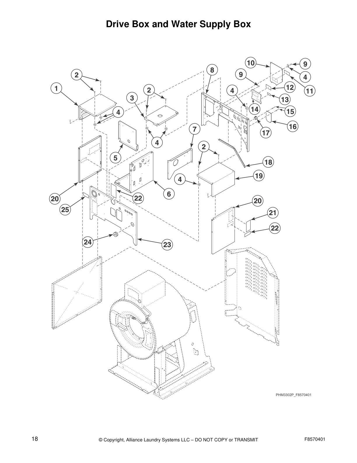 Drive Box and Water Supply Box