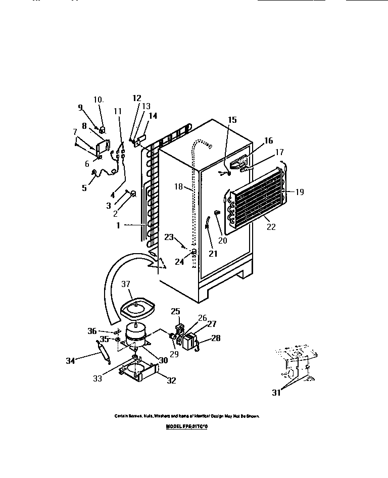 17 - COMPRESSOR, CONDENSER, EVAPORATOR