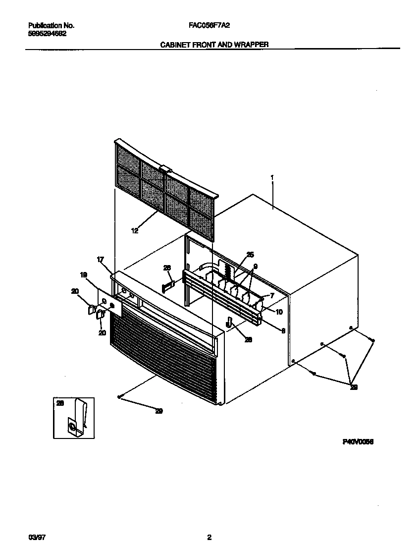 02 - CABINET FRONT AND WRAPPER