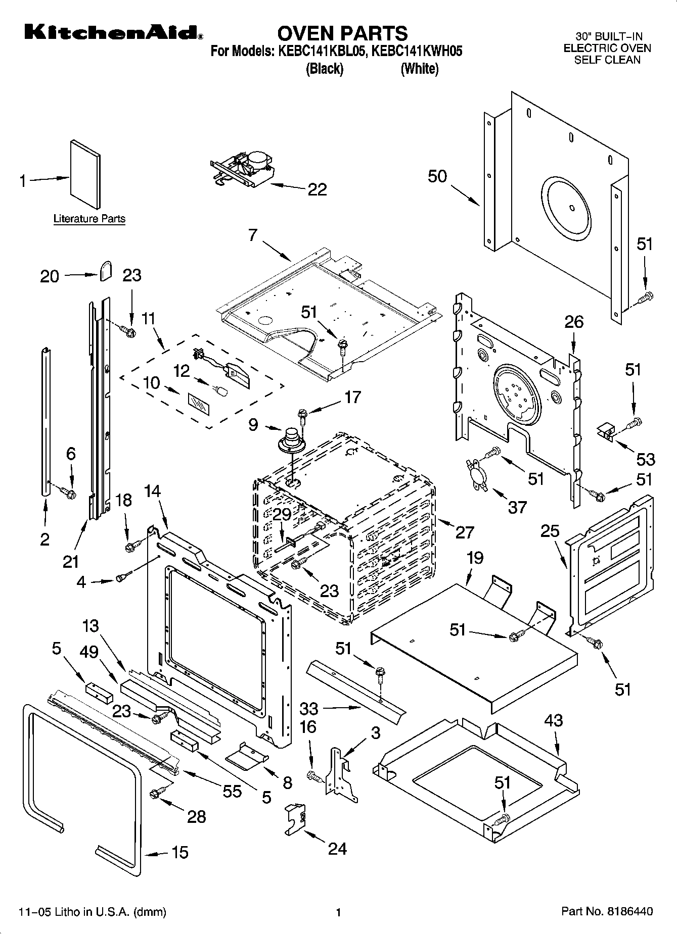 01 - OVEN PARTS