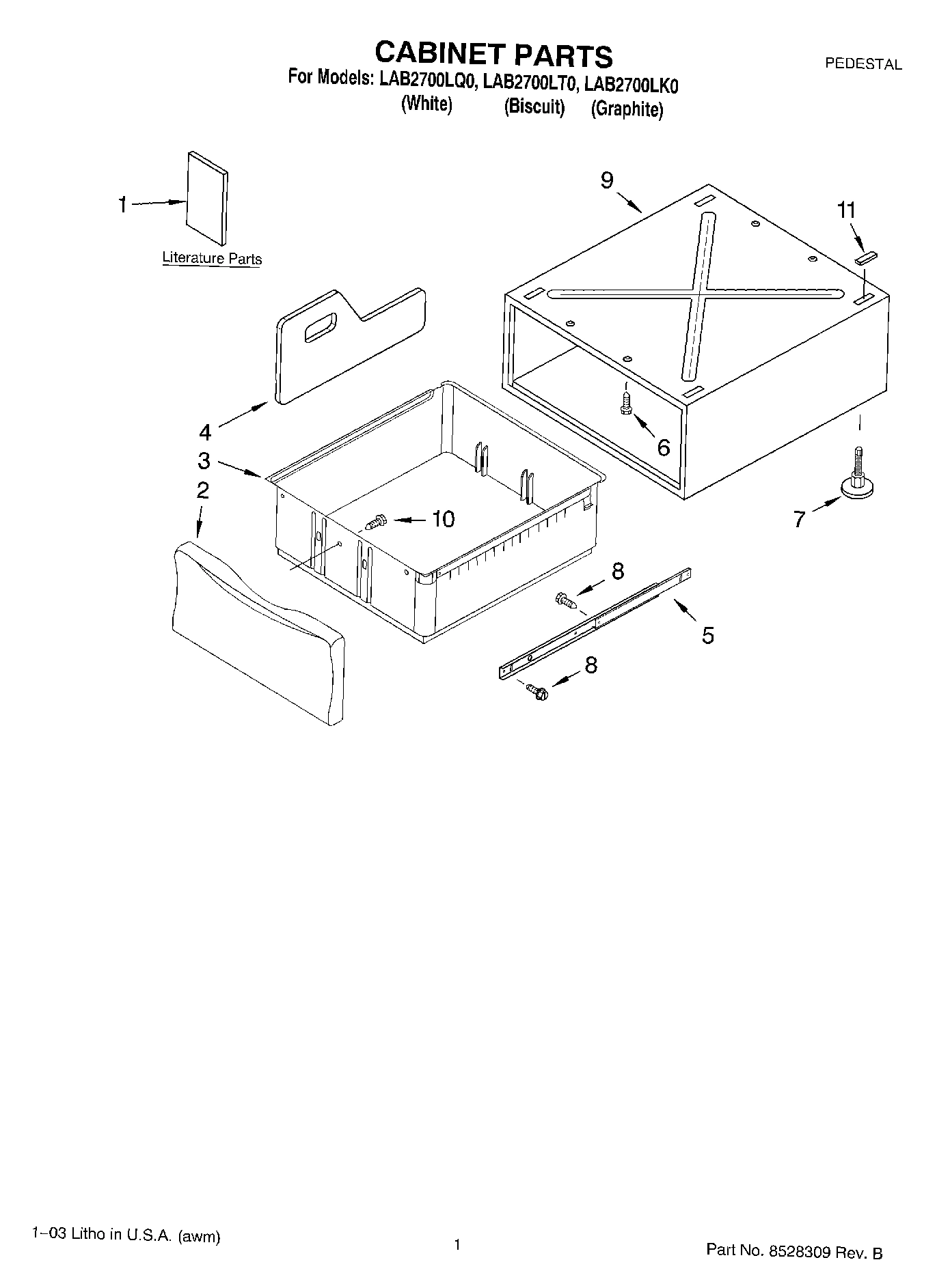 01 - CABINET PARTS