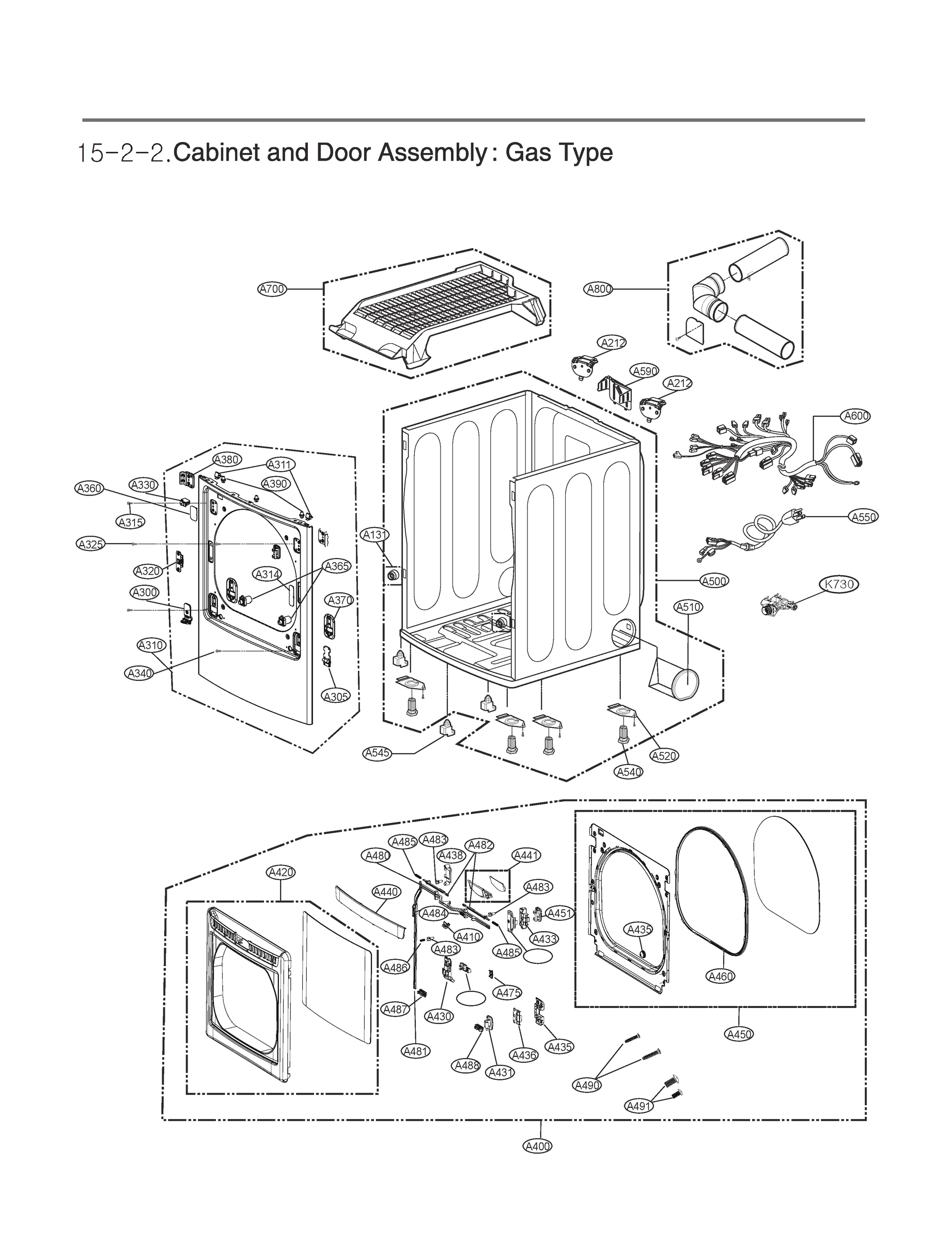 CABINET AND DOOR ASSEMBLY