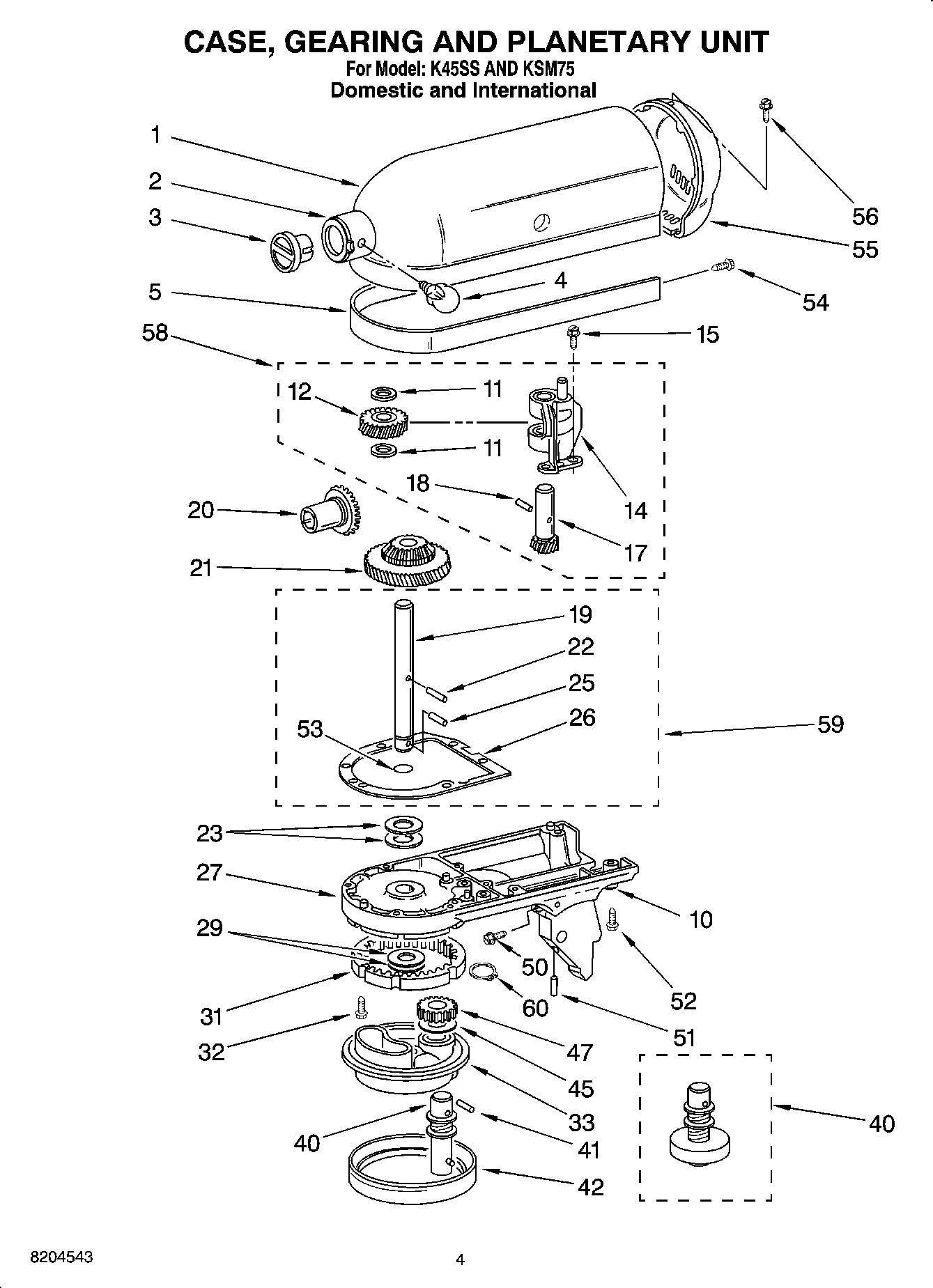 04 - CASE, GEARING AND PLANETARY