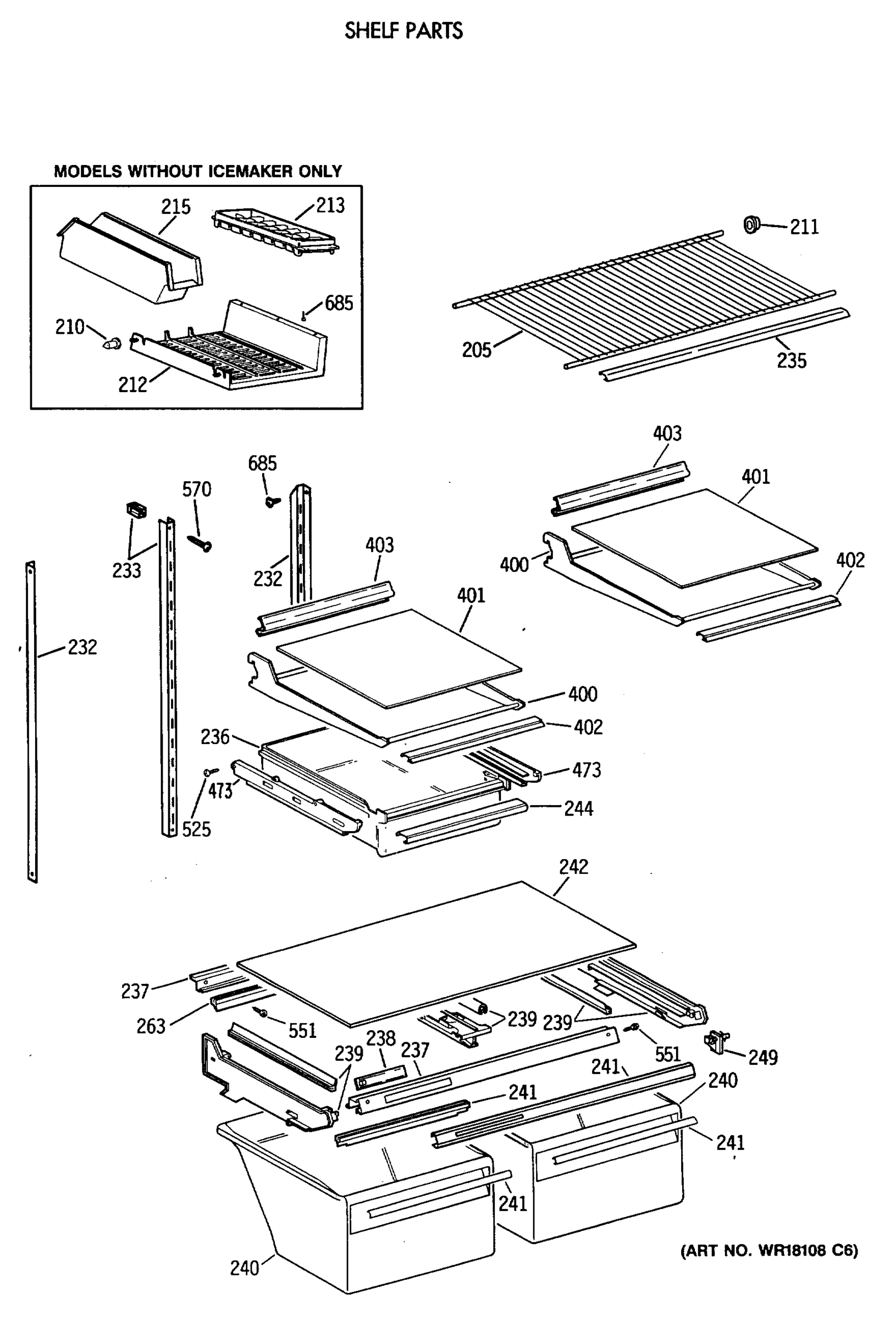 SHELF PARTS