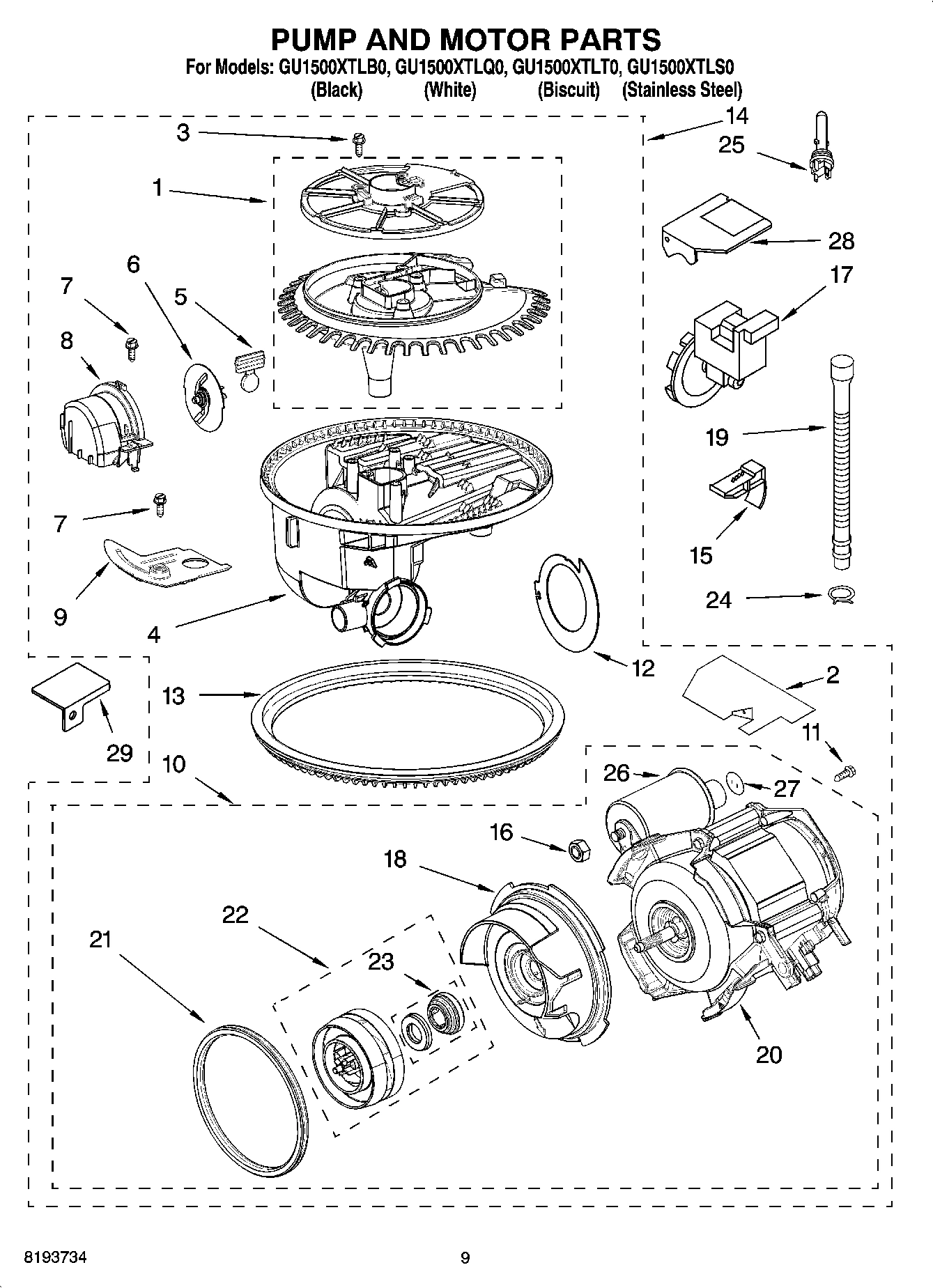 08 - PUMP AND MOTOR PARTS