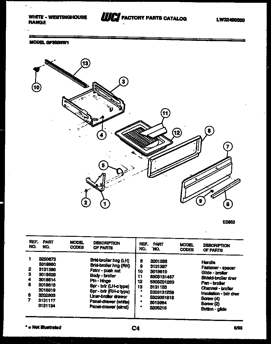 05 - BROILER DRAWER PARTS