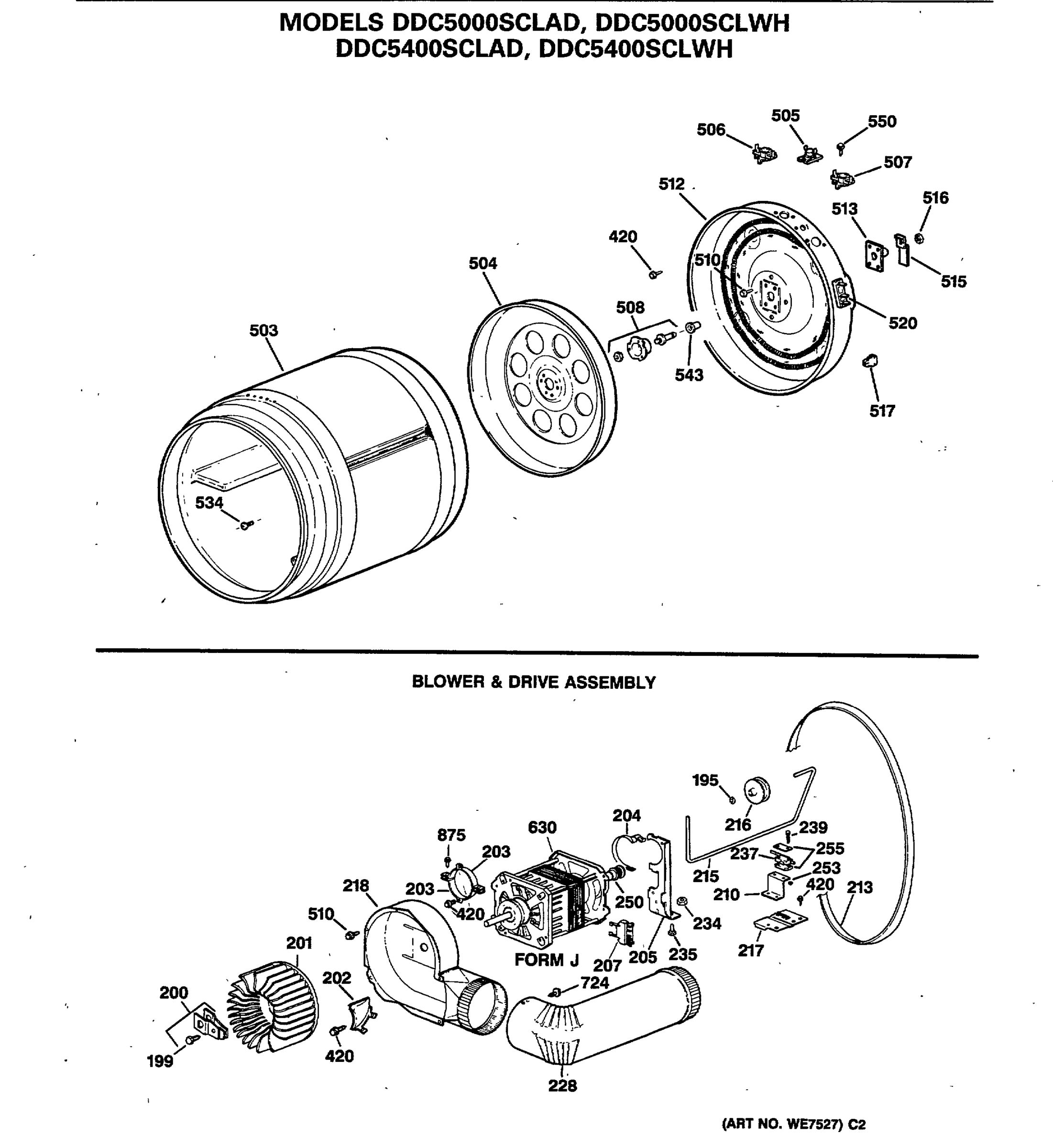 BLOWER & DRIVE ASSEMBLY