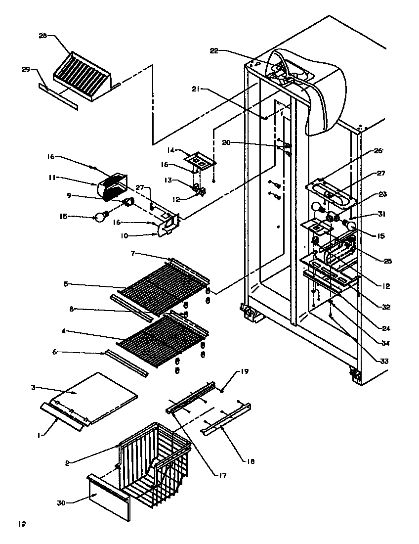 07 - FZ SHELFS/REF LIGHT