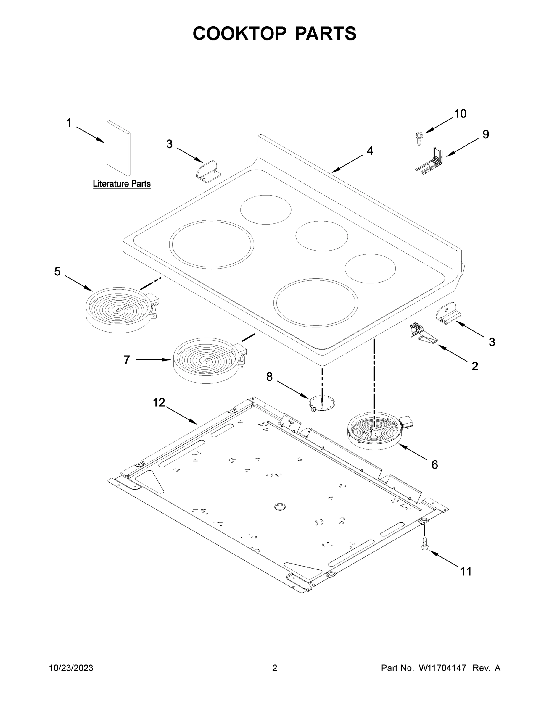 02 - COOKTOP PARTS