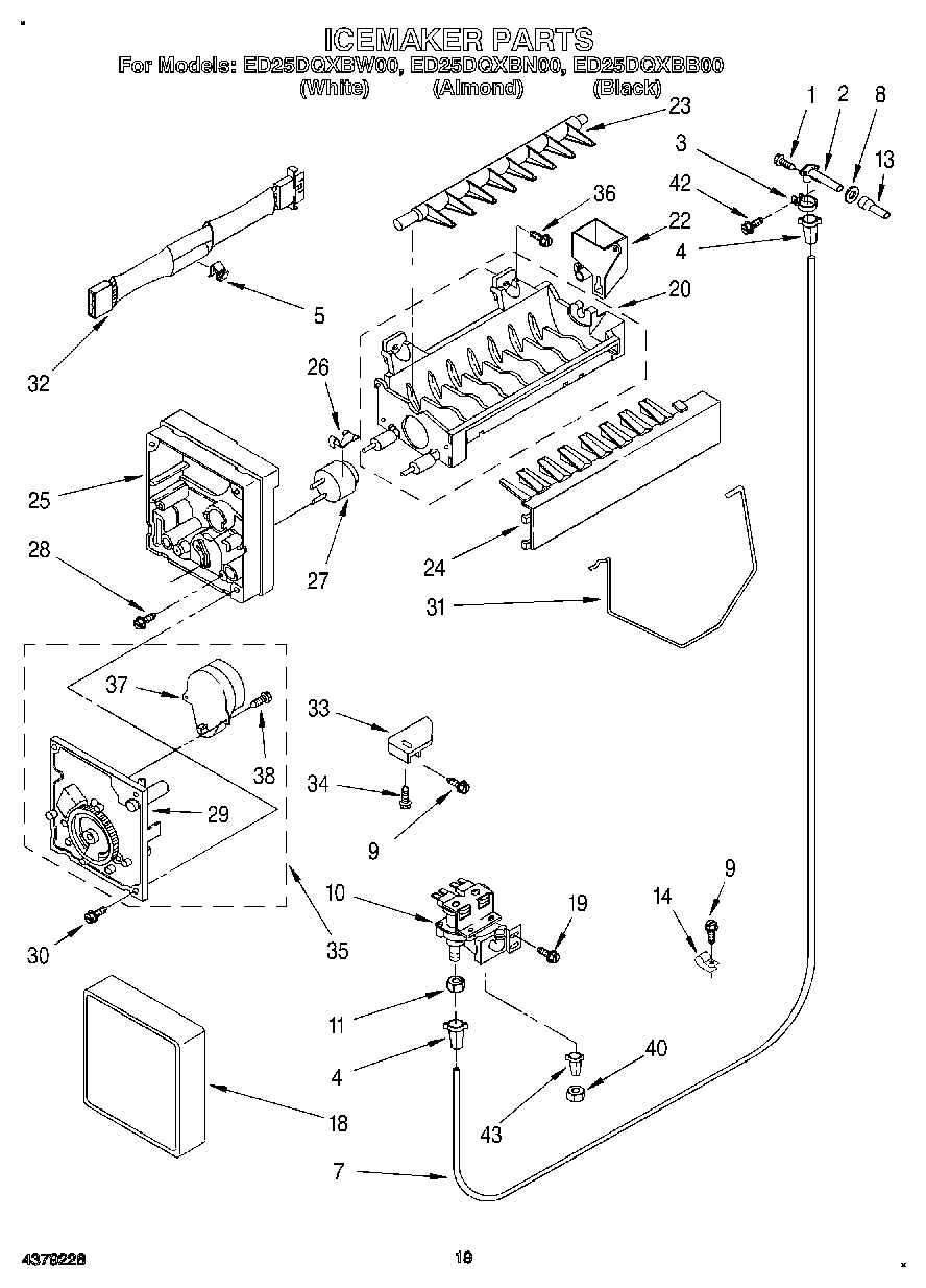 12 - ICEMAKER, LIT/OPTIONAL