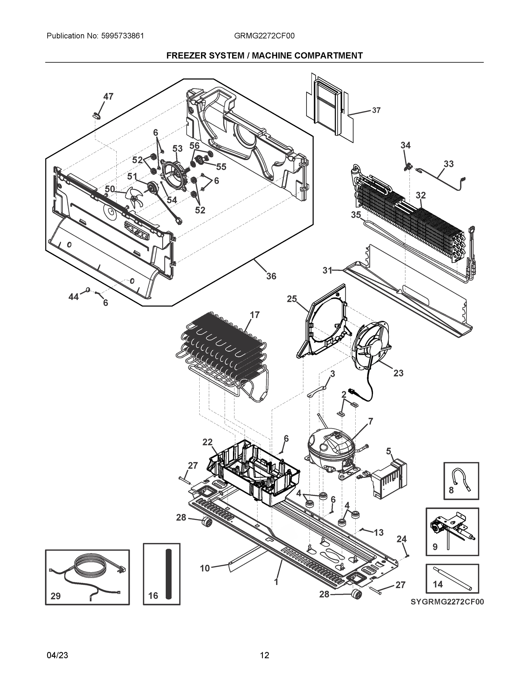 07 - FREEZER SYSTEM / MACHINE COMPARTMENT