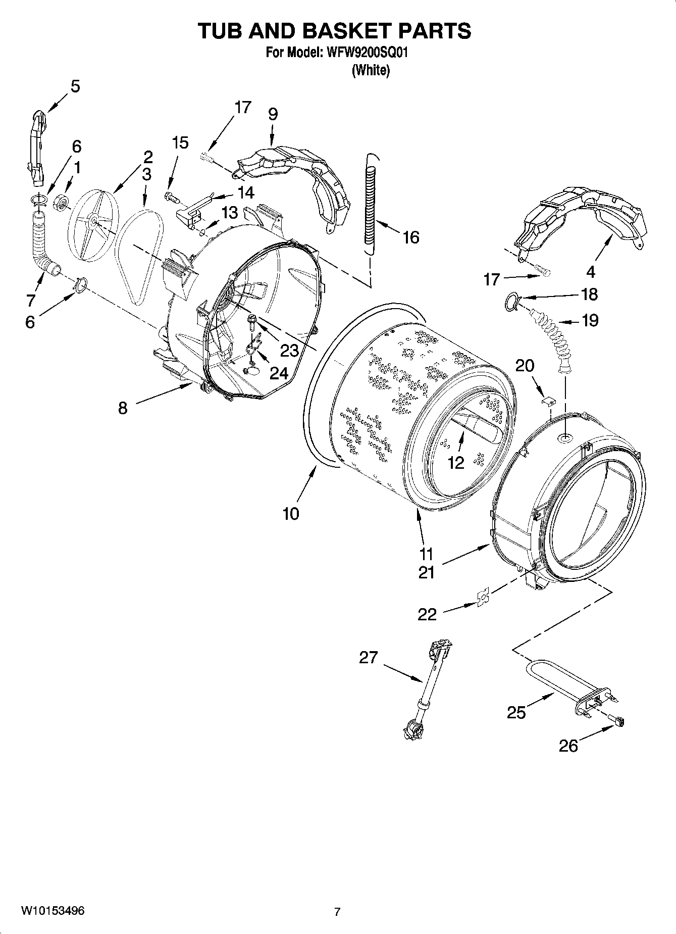 05 - TUB AND BASKET PARTS