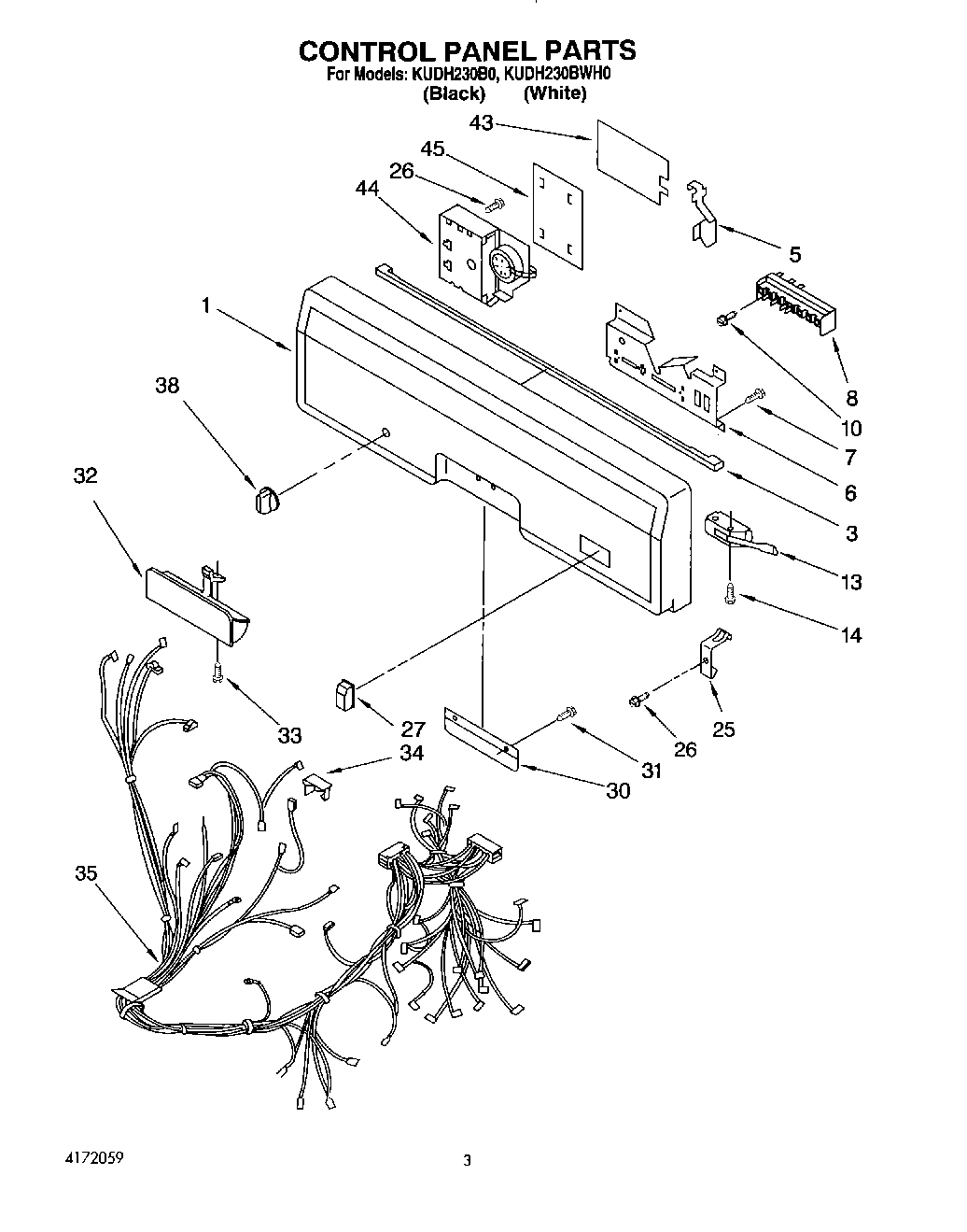03 - CONTROL PANEL, LIT/OPTIONAL