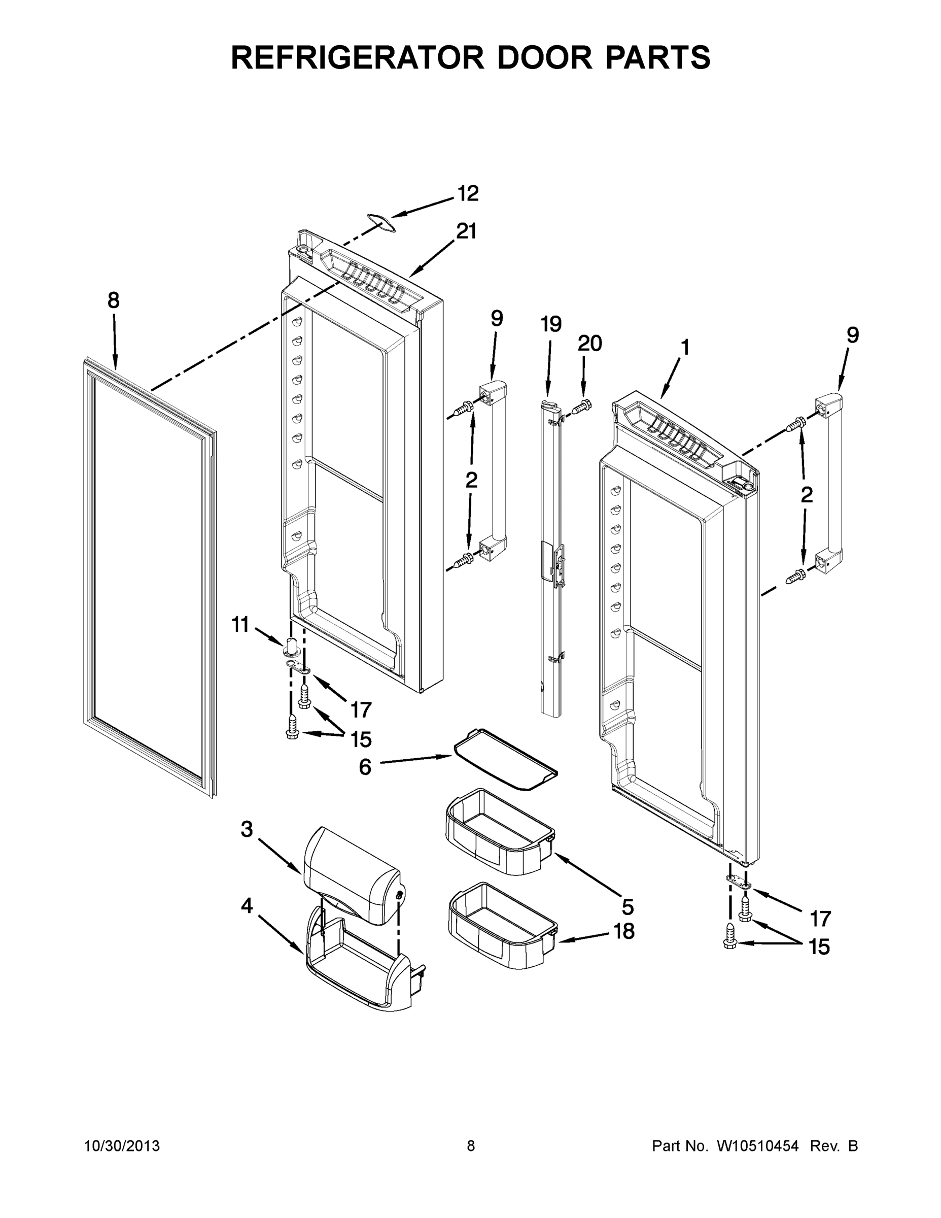 05 - REFRIGERATOR DOOR PARTS