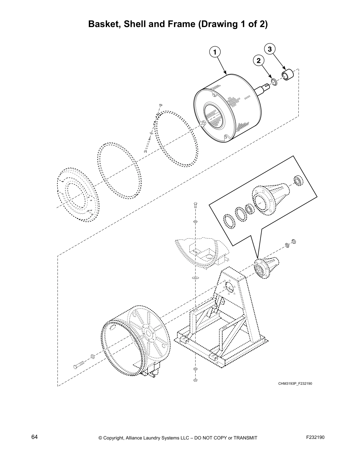 Basket, Shell and Frame (Drawing 1 of 2)