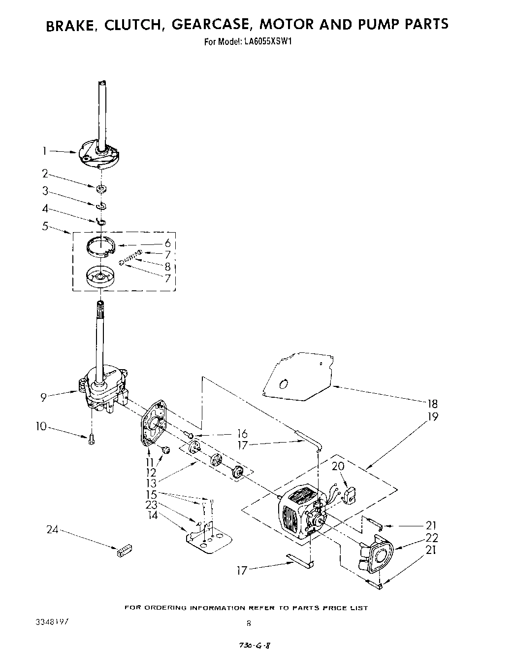 06 - BRAKE, CLUTCH, GEARCASE, MOTOR AND PUMP