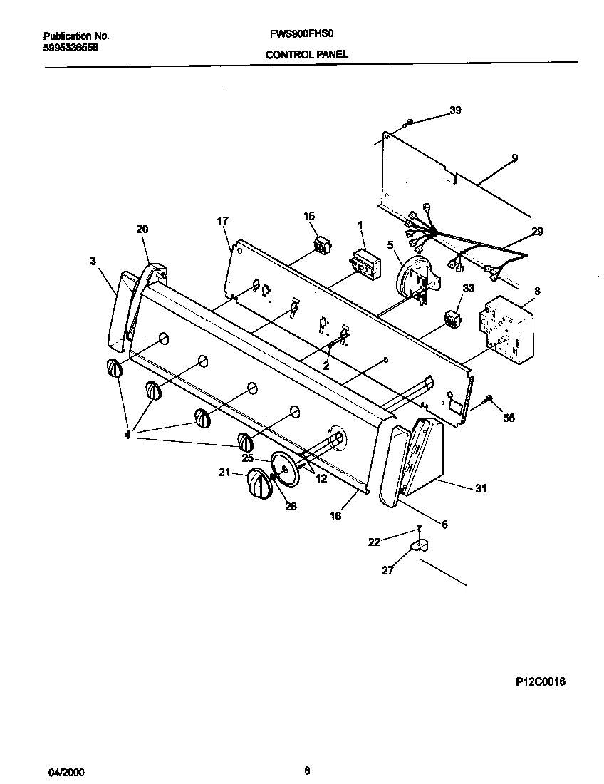 05 - P12C0016 CONTROL PANEL
