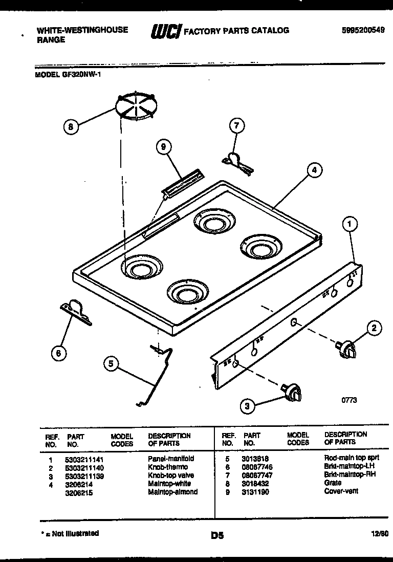 03 - COOKTOP PARTS