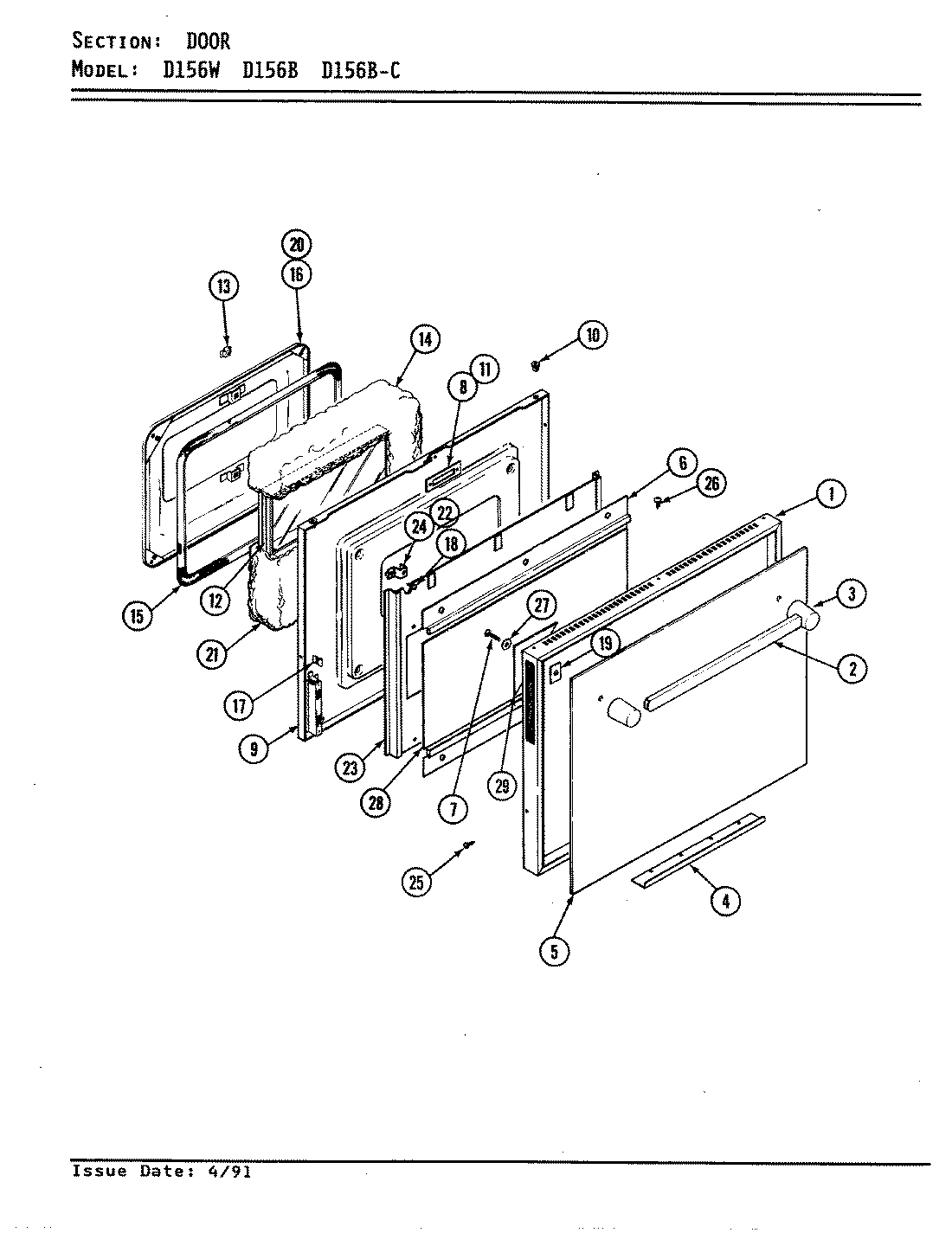 06 - DOOR (D156B & D156W)