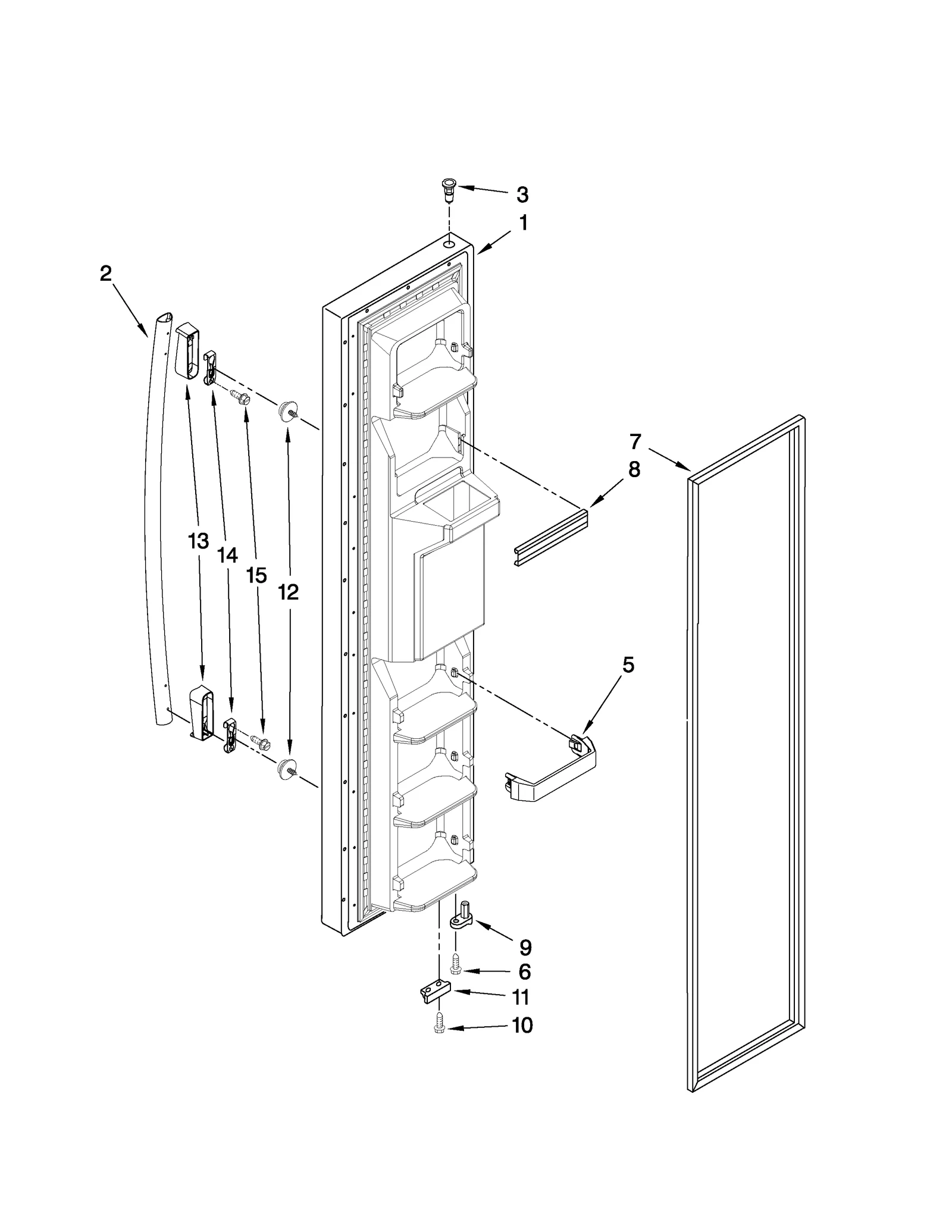 FREEZER DOOR PARTS