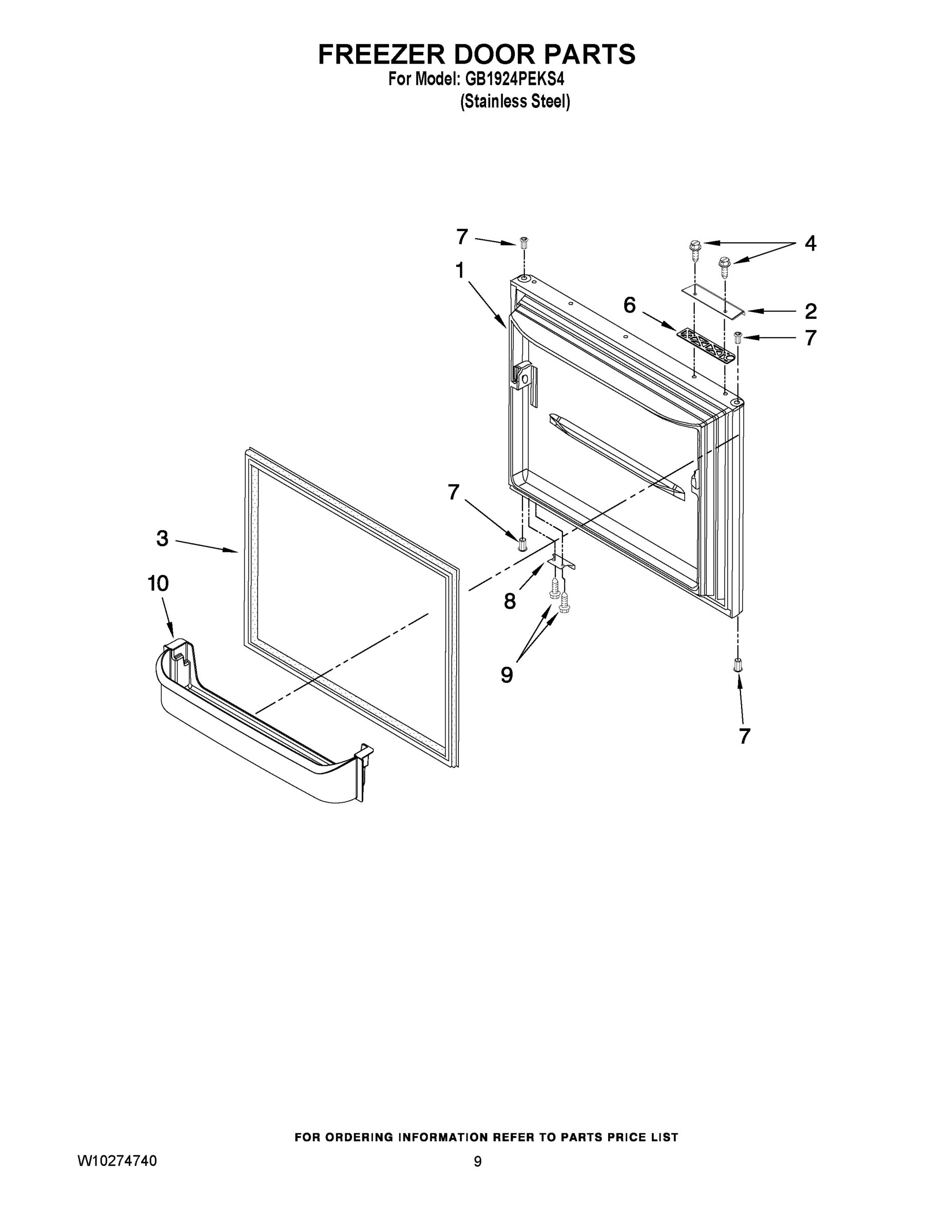 05 - FREEZER DOOR PARTS