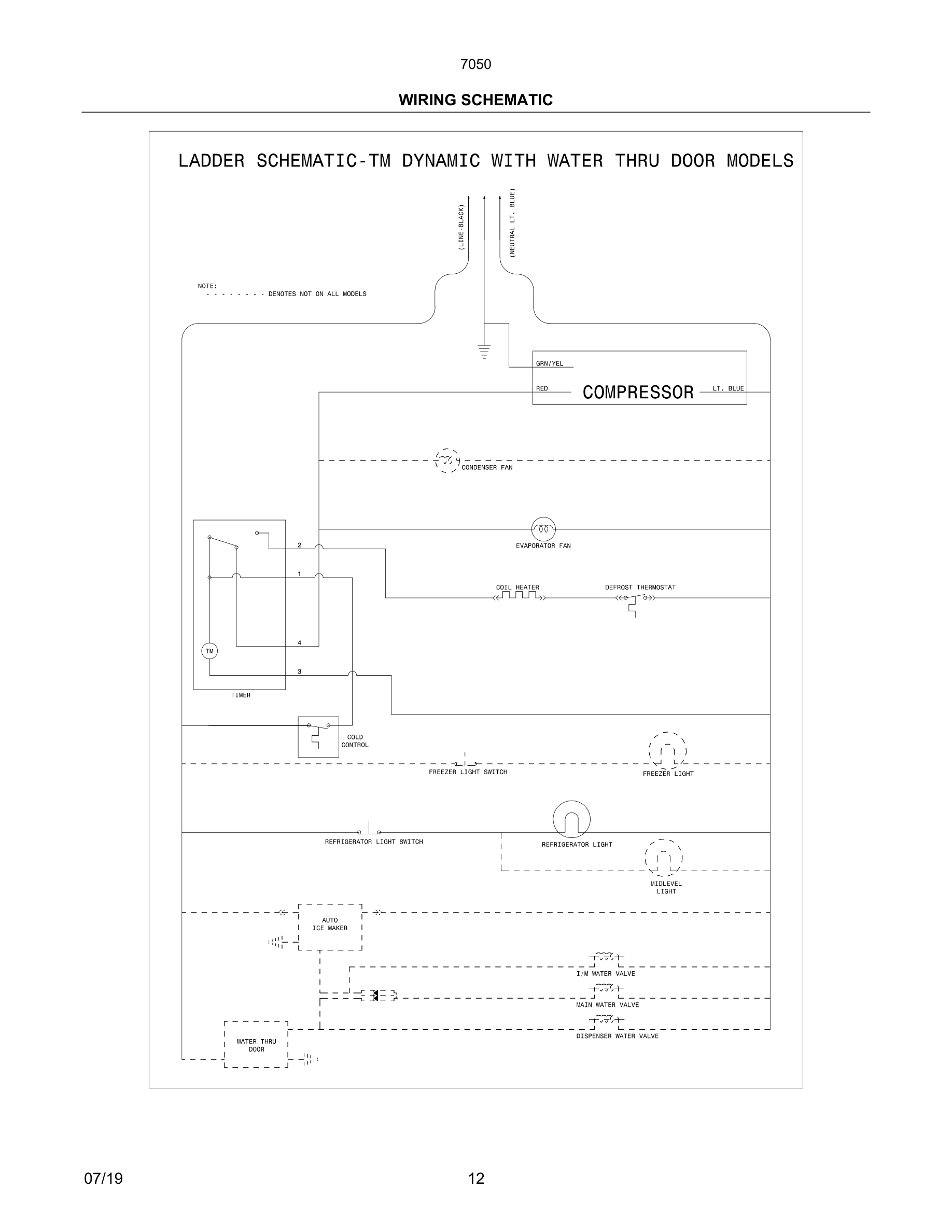 12 - WIRING SCHEMATIC