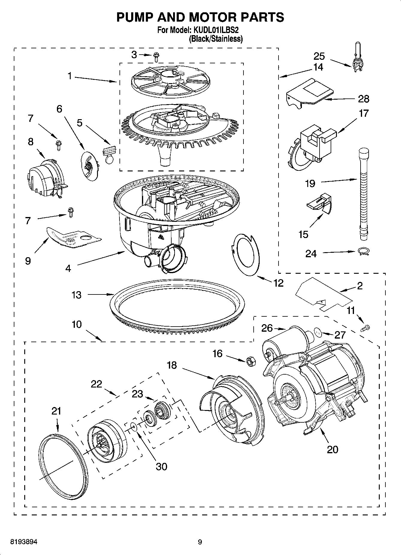 08 - PUMP AND MOTOR PARTS