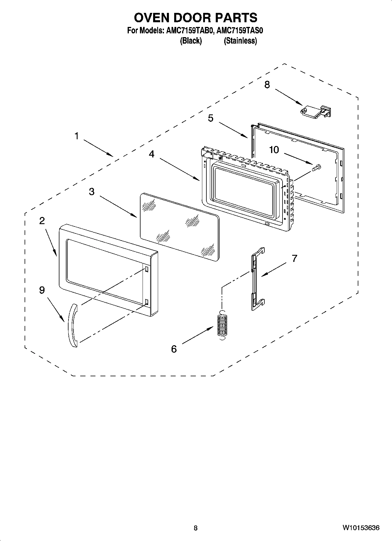 07 - OVEN DOOR PARTS
