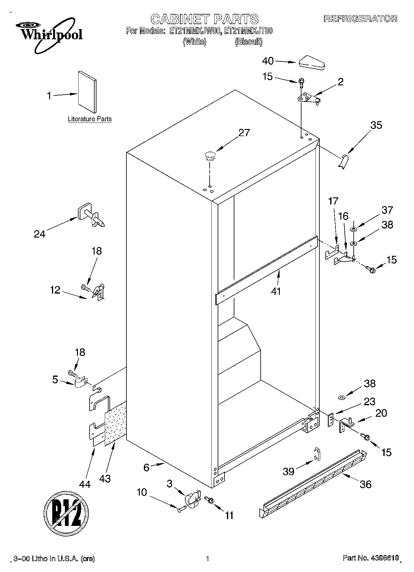 01 - CABINET, LITERATURE