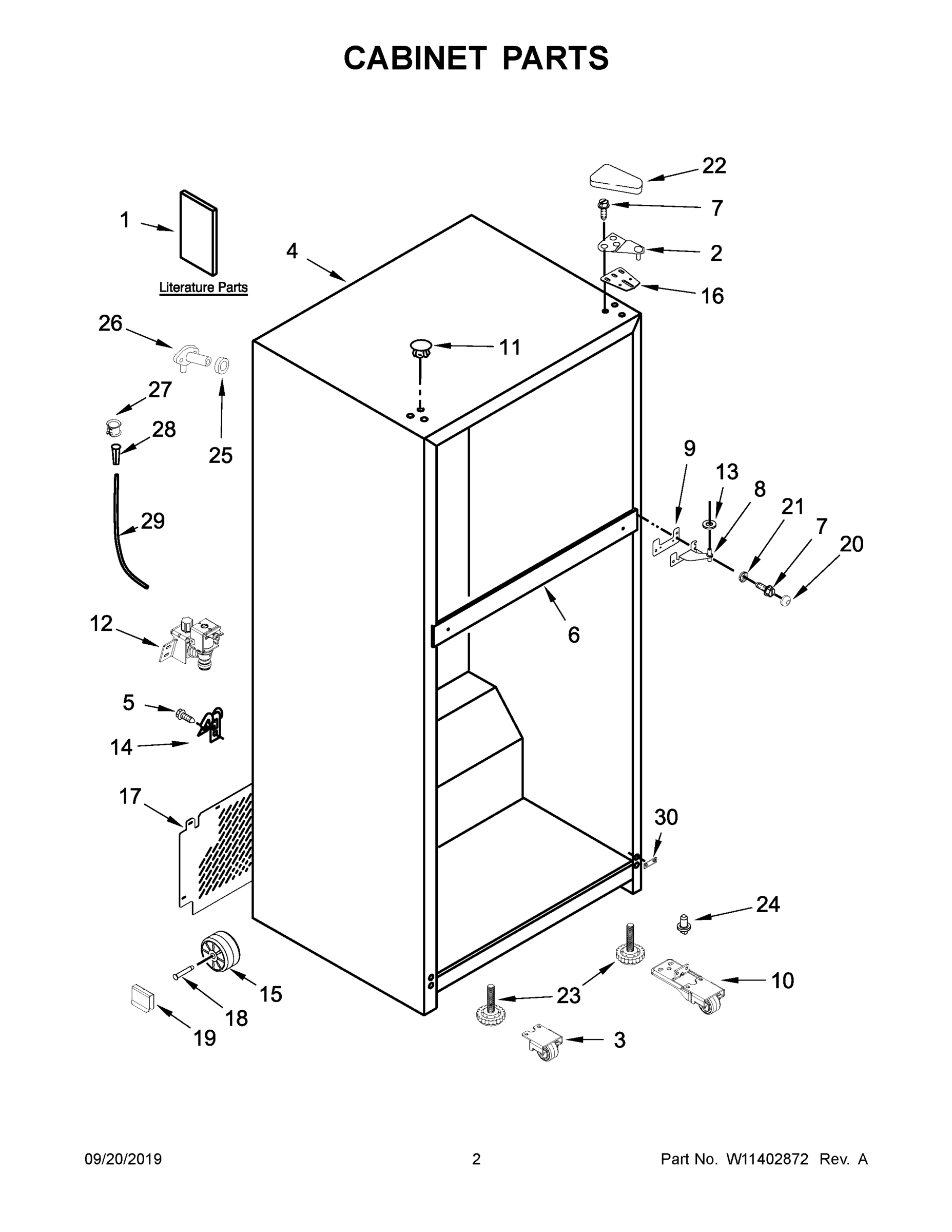 02 - CABINET PARTS