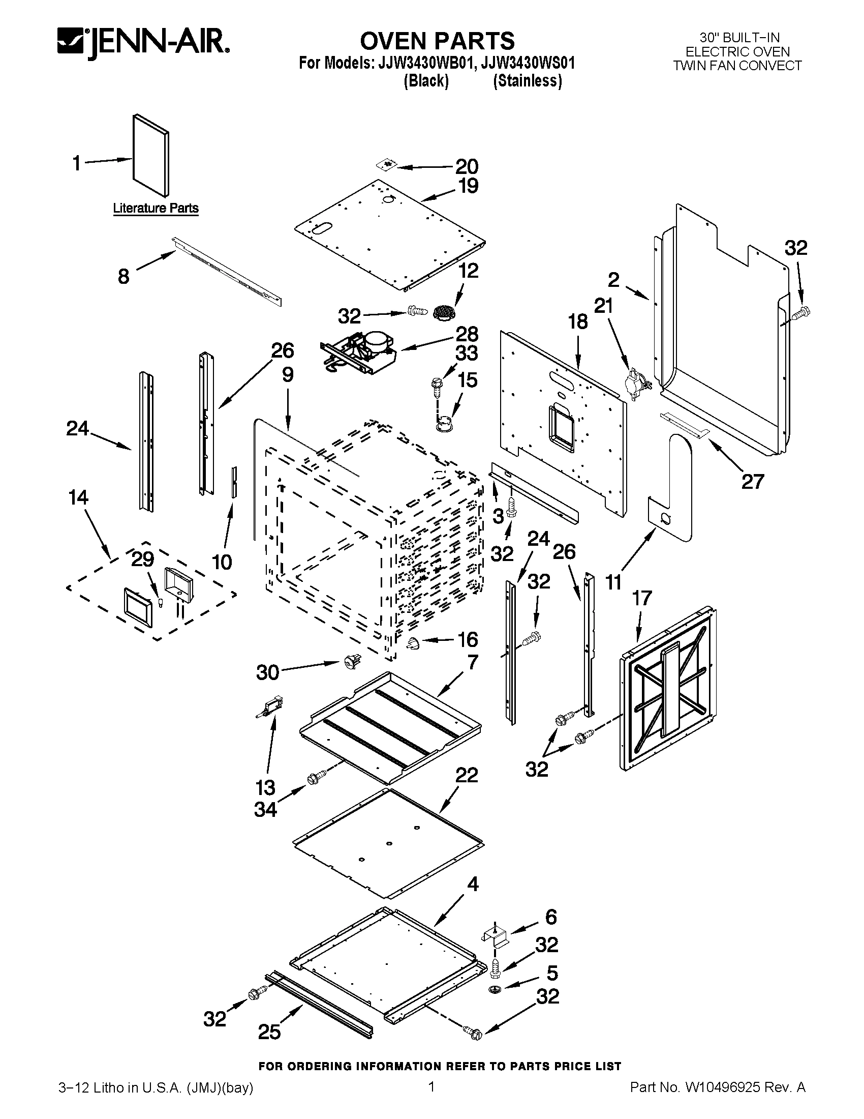 01 - OVEN PARTS