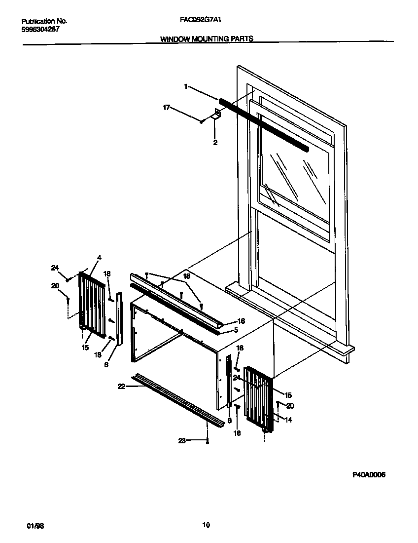 06 - WINDOW MOUNTING PARTS