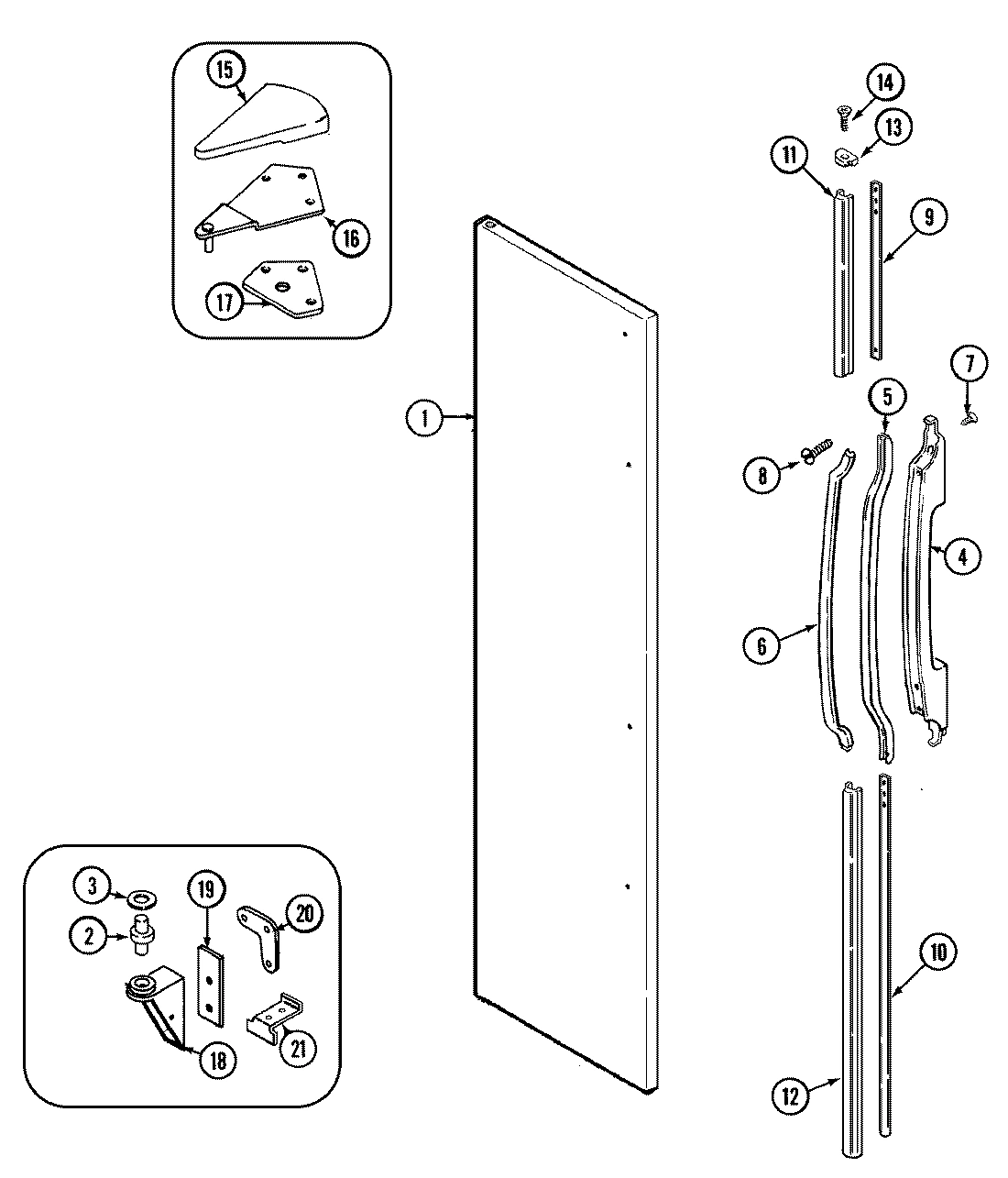 03 - FREEZER OUTER DOOR