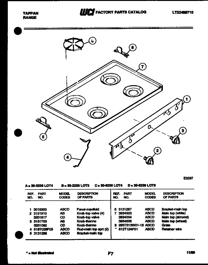 03 - COOKTOP PARTS