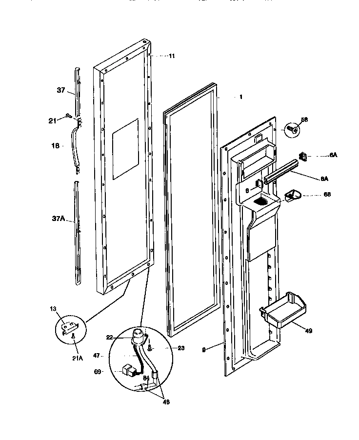 02 - FREEZER DOOR