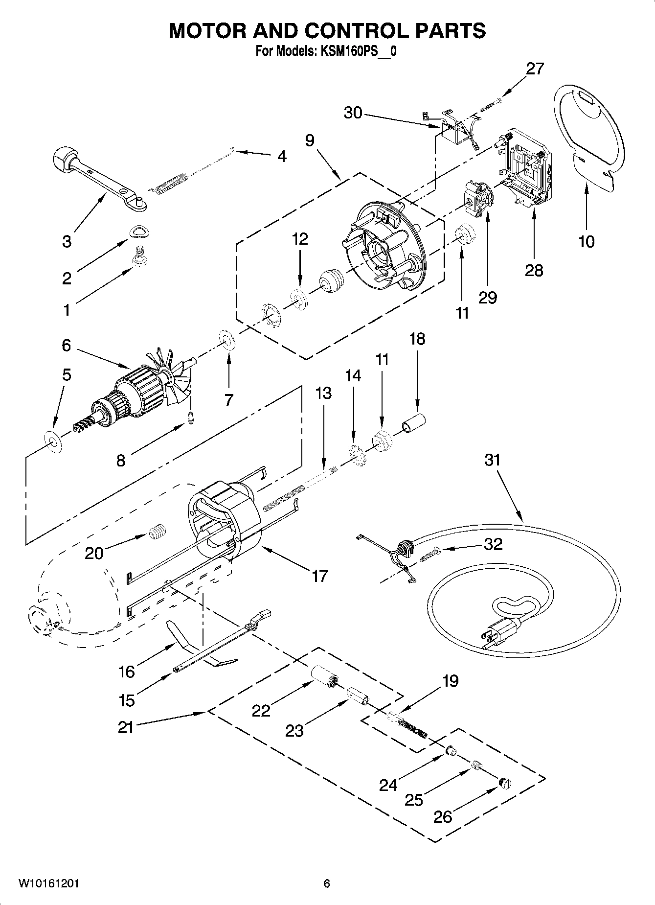 03 - MOTOR AND CONTROL PARTS