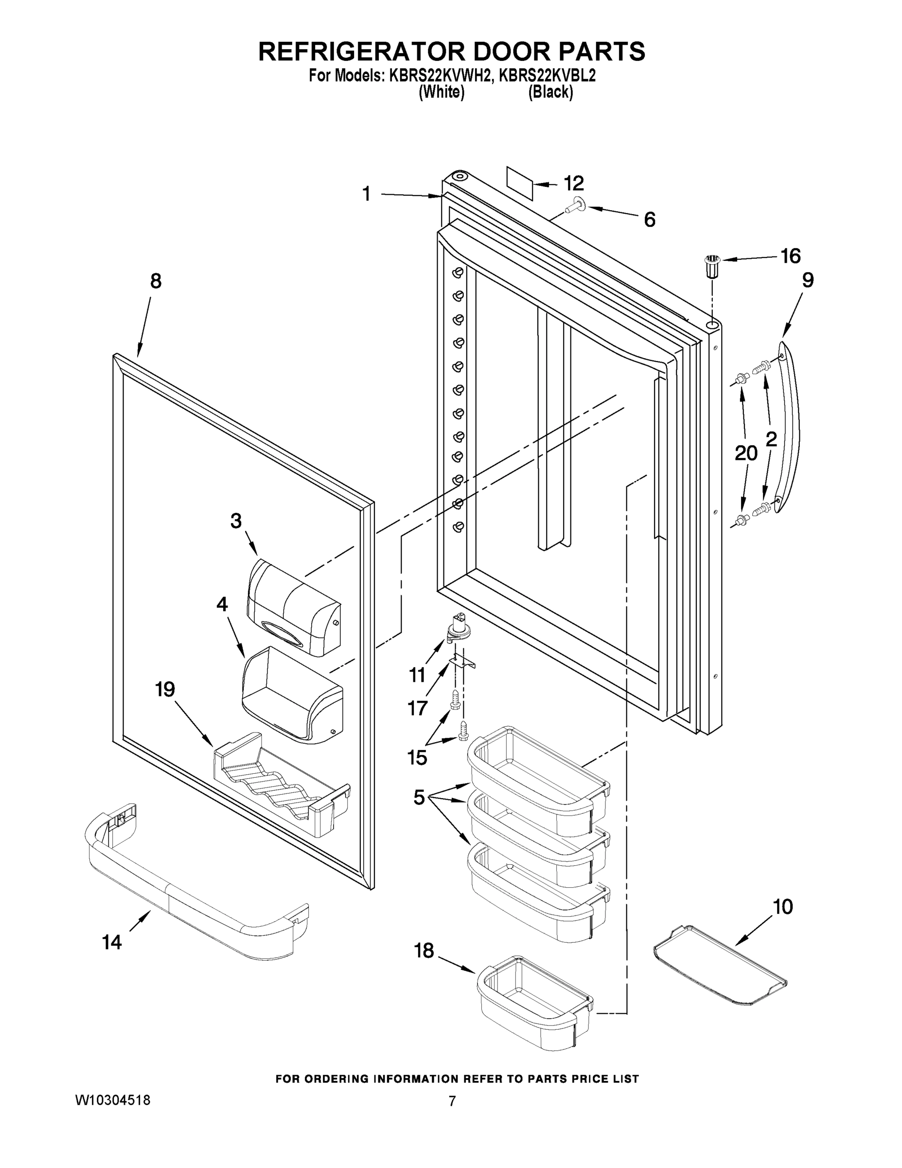 05 - REFRIGERATOR DOOR PARTS