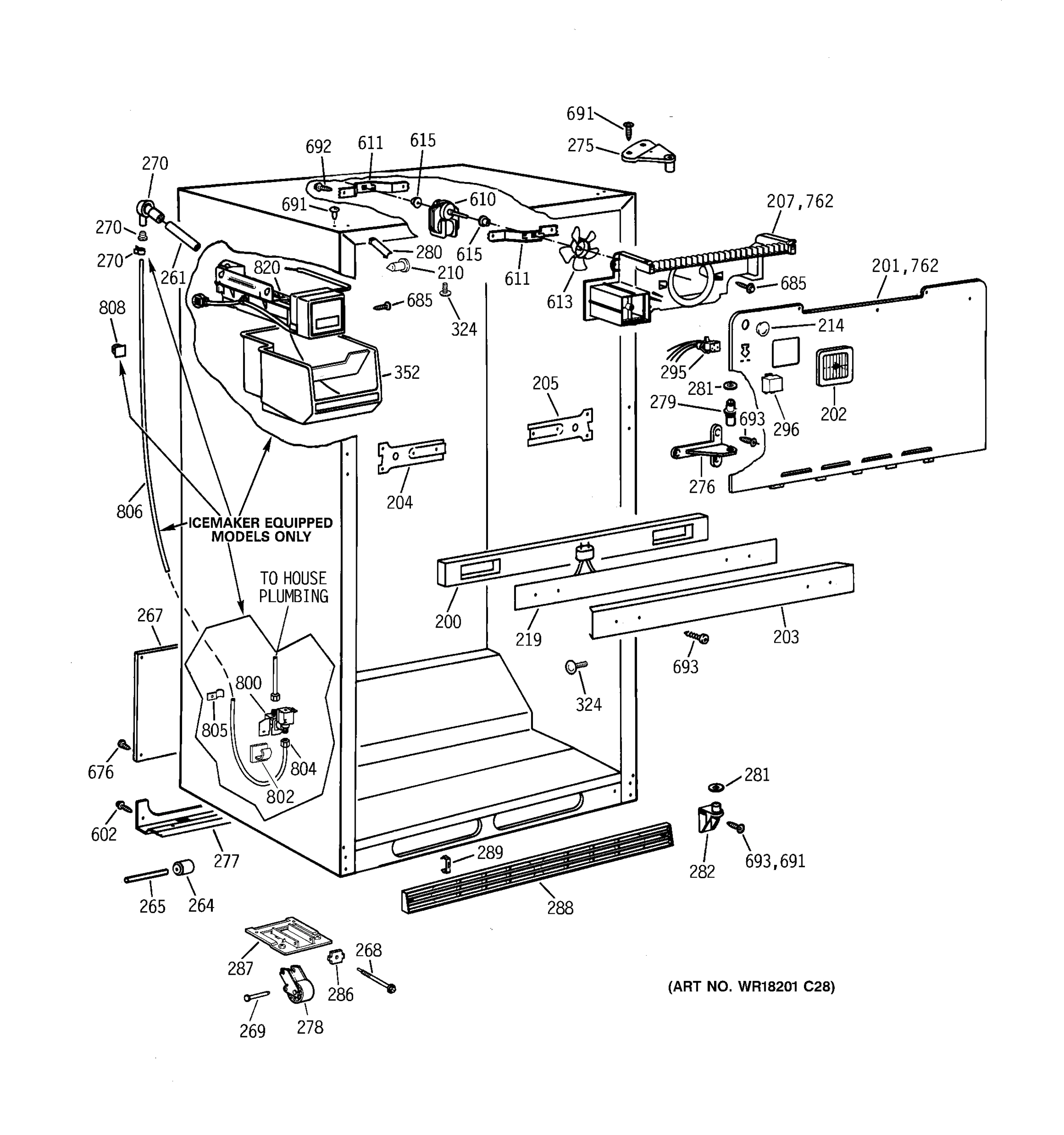 CABINET PARTS