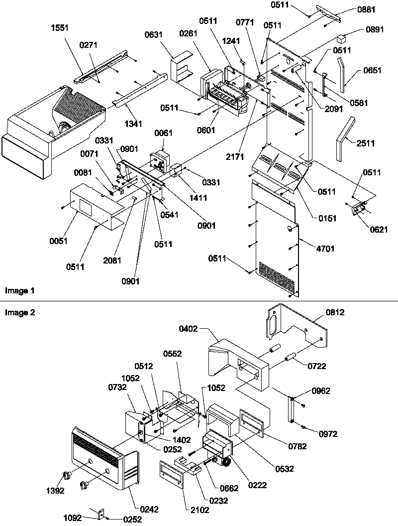08 - ICE MAKER/CONTROL ASSY