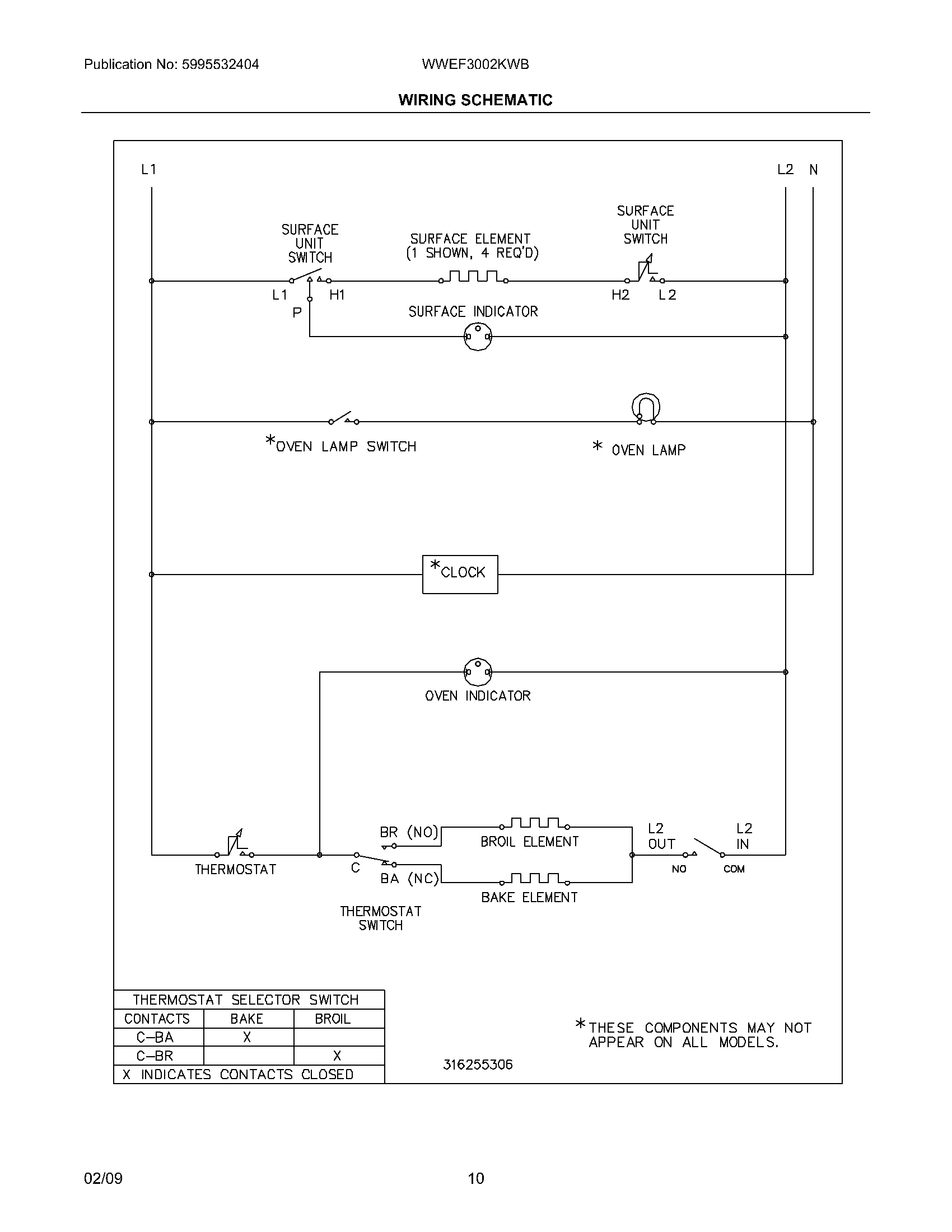 10 - WIRING SCHEMATIC