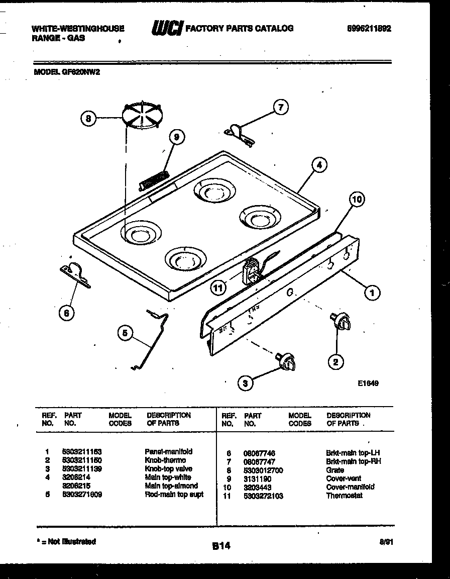 03 - COOKTOP PARTS