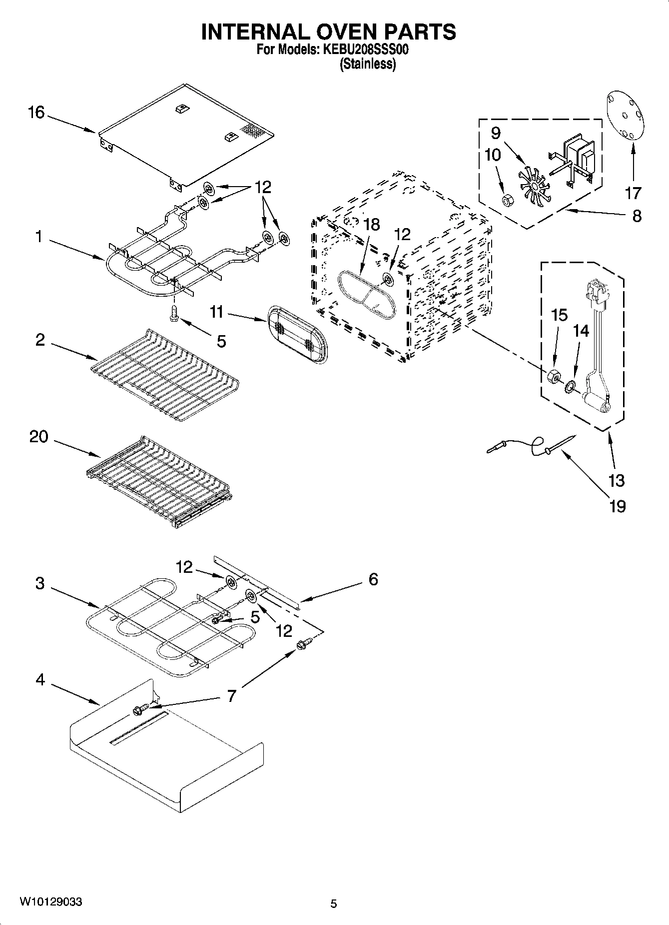 04 - INTERNAL OVEN PARTS