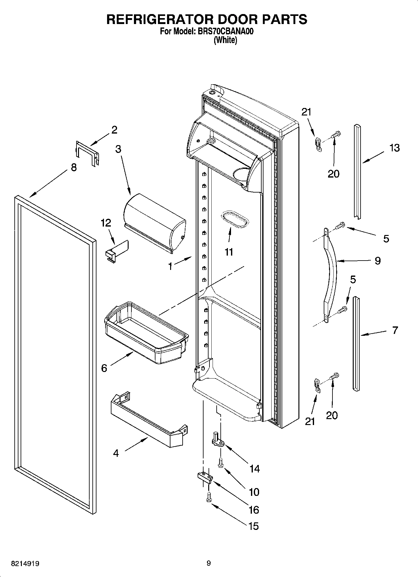 06 - REFRIGERATOR DOOR PARTS