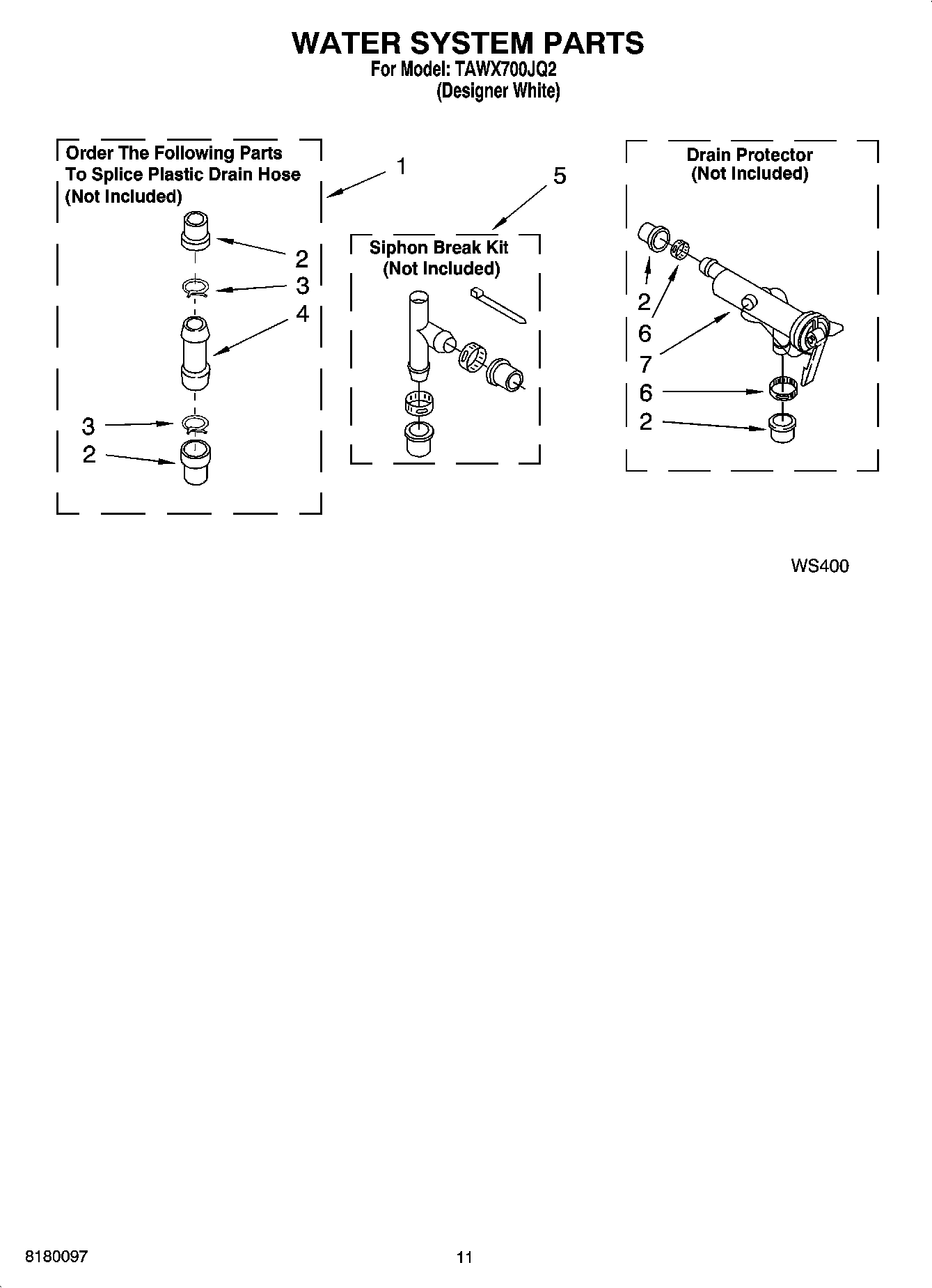 07 - WATER SYSTEM PARTS