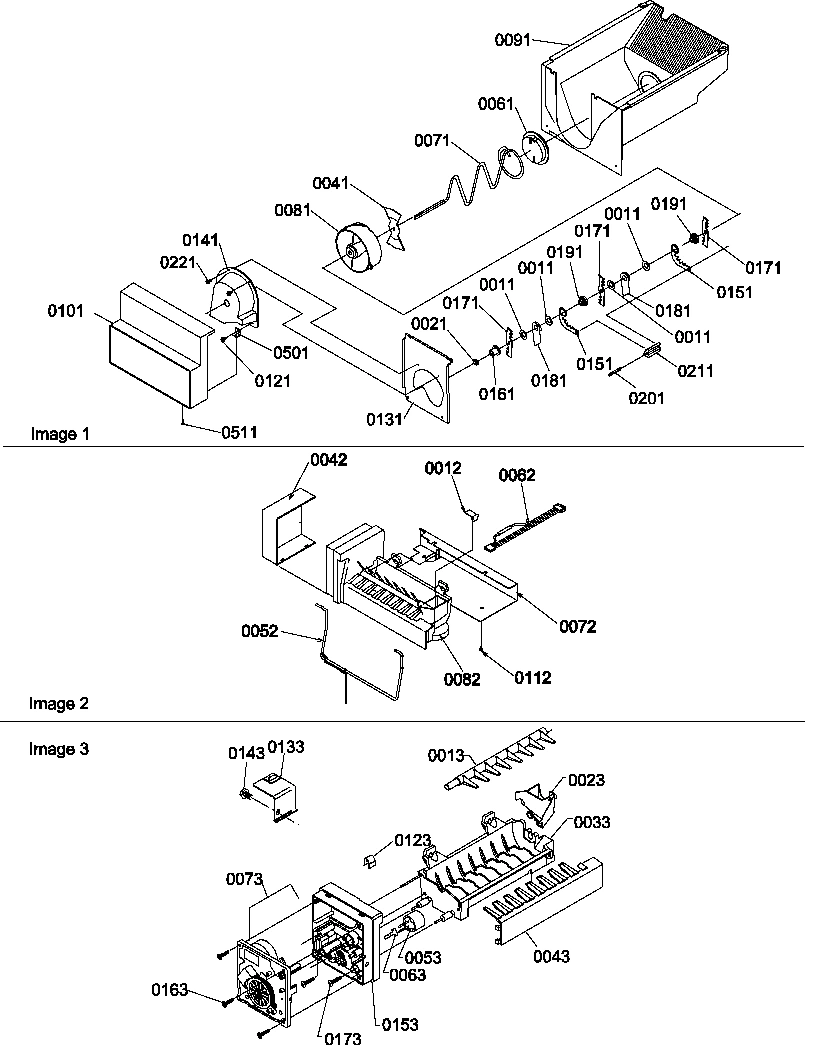 07 - ICE BUCKET AUGER, IM, & IM PARTS